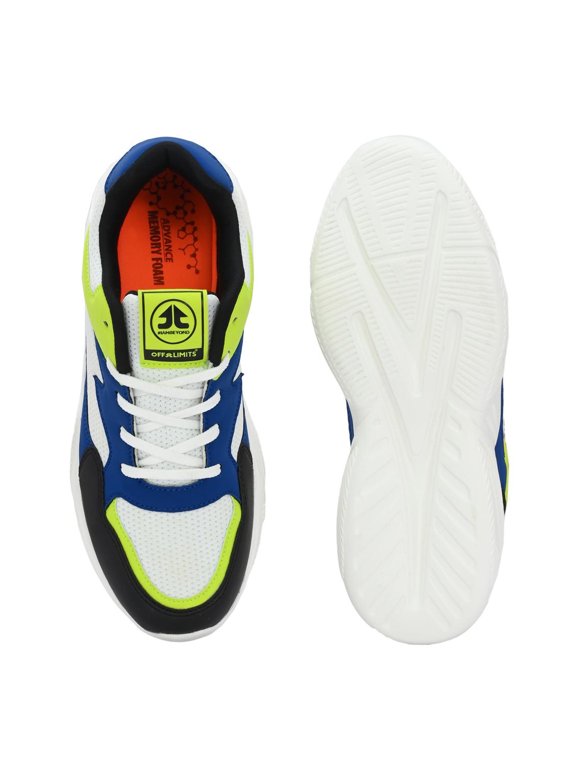 women color blocked lace-up sports shoe - 22020336 - Standard Image - 4