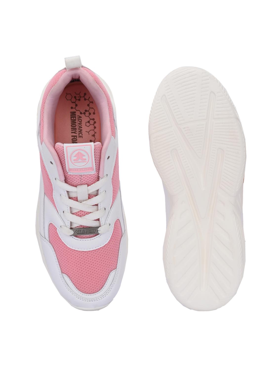 men pink lace-up sports shoe - 22020350 - Standard Image - 4