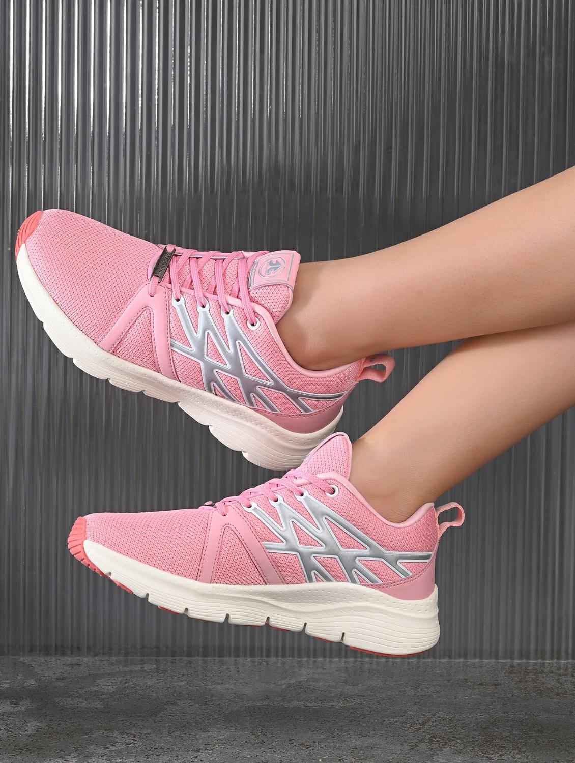 women pink lace-up sports shoe - 22020358 -  Standard Image - 1