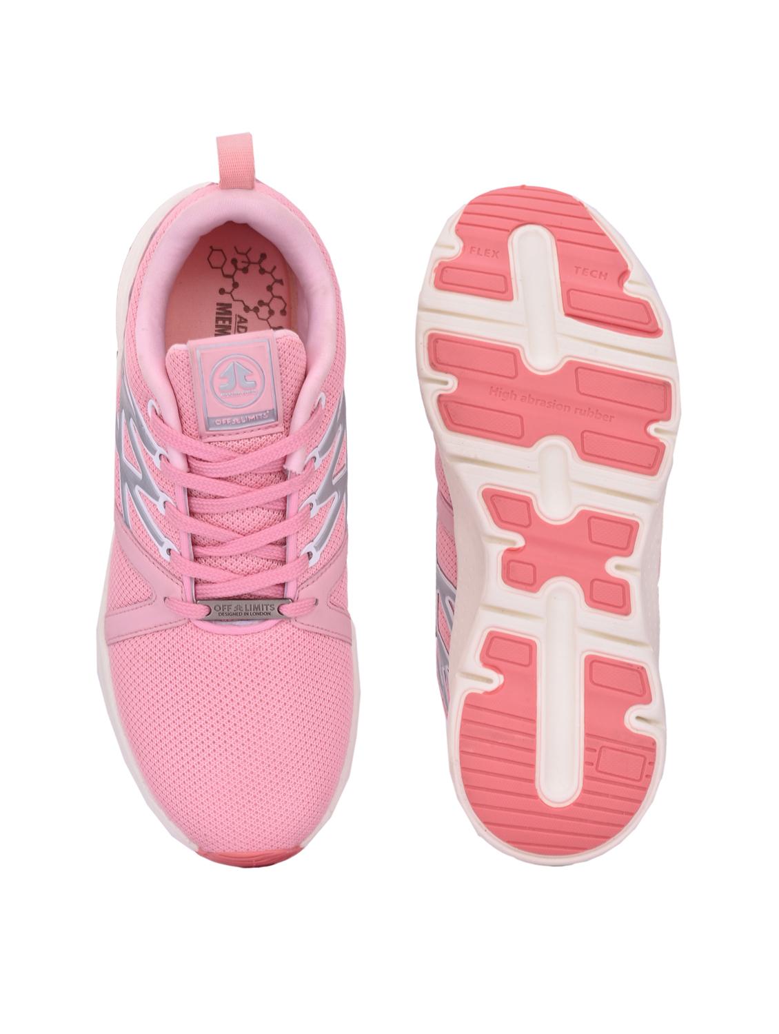 women pink lace-up sports shoe - 22020358 - Standard Image - 4