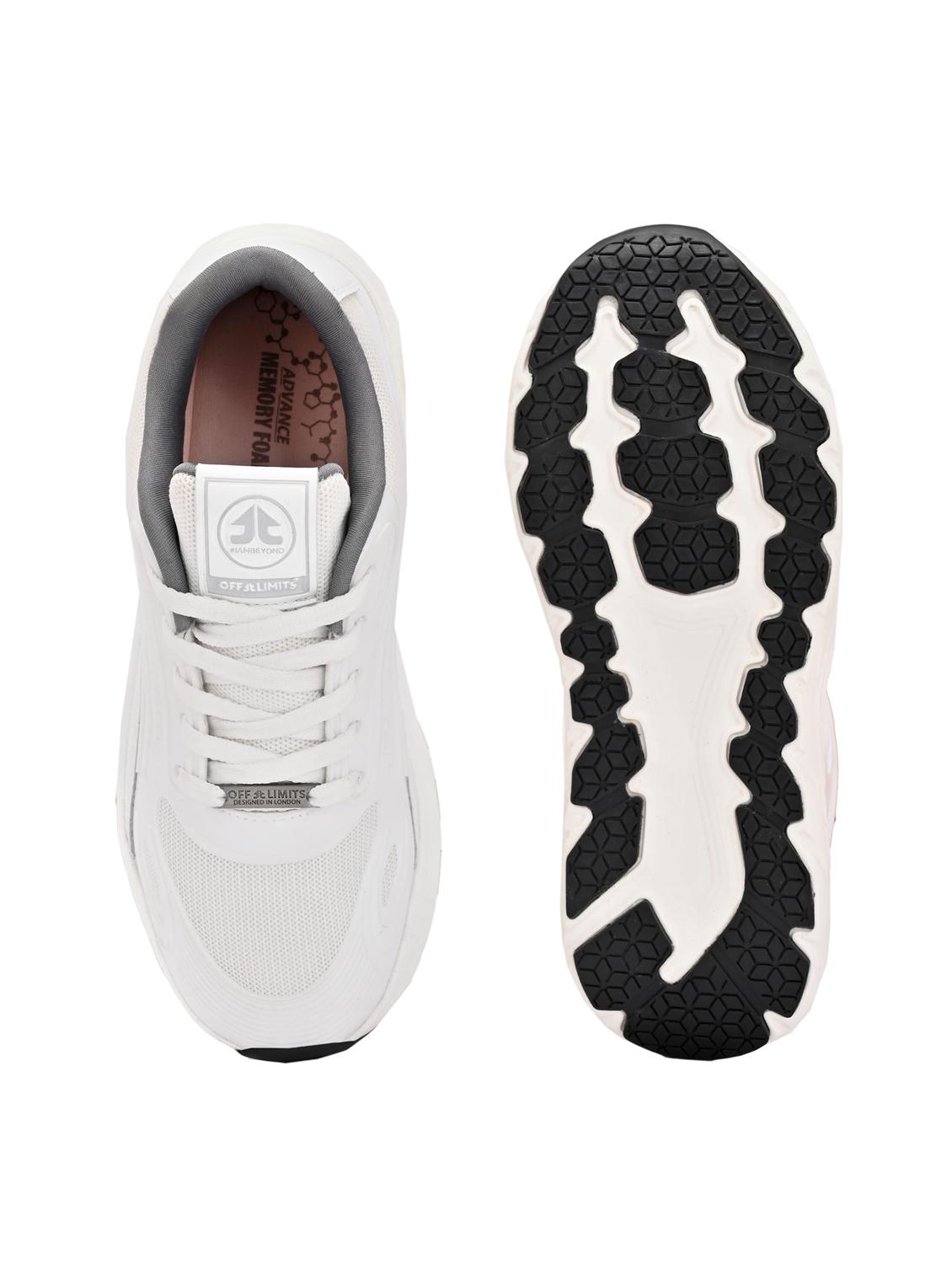 women white lace-up sports shoe - 22020361 - Standard Image - 4