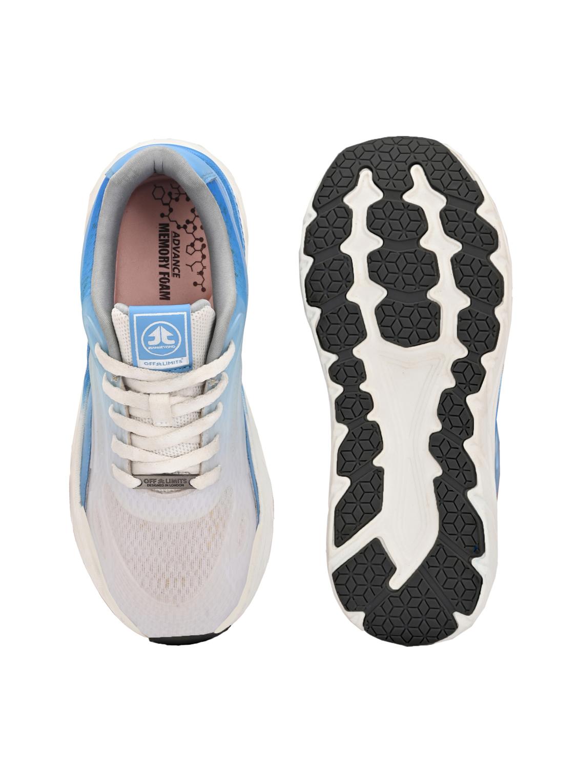 women blue lace-up sports shoe - 22020363 - Standard Image - 4