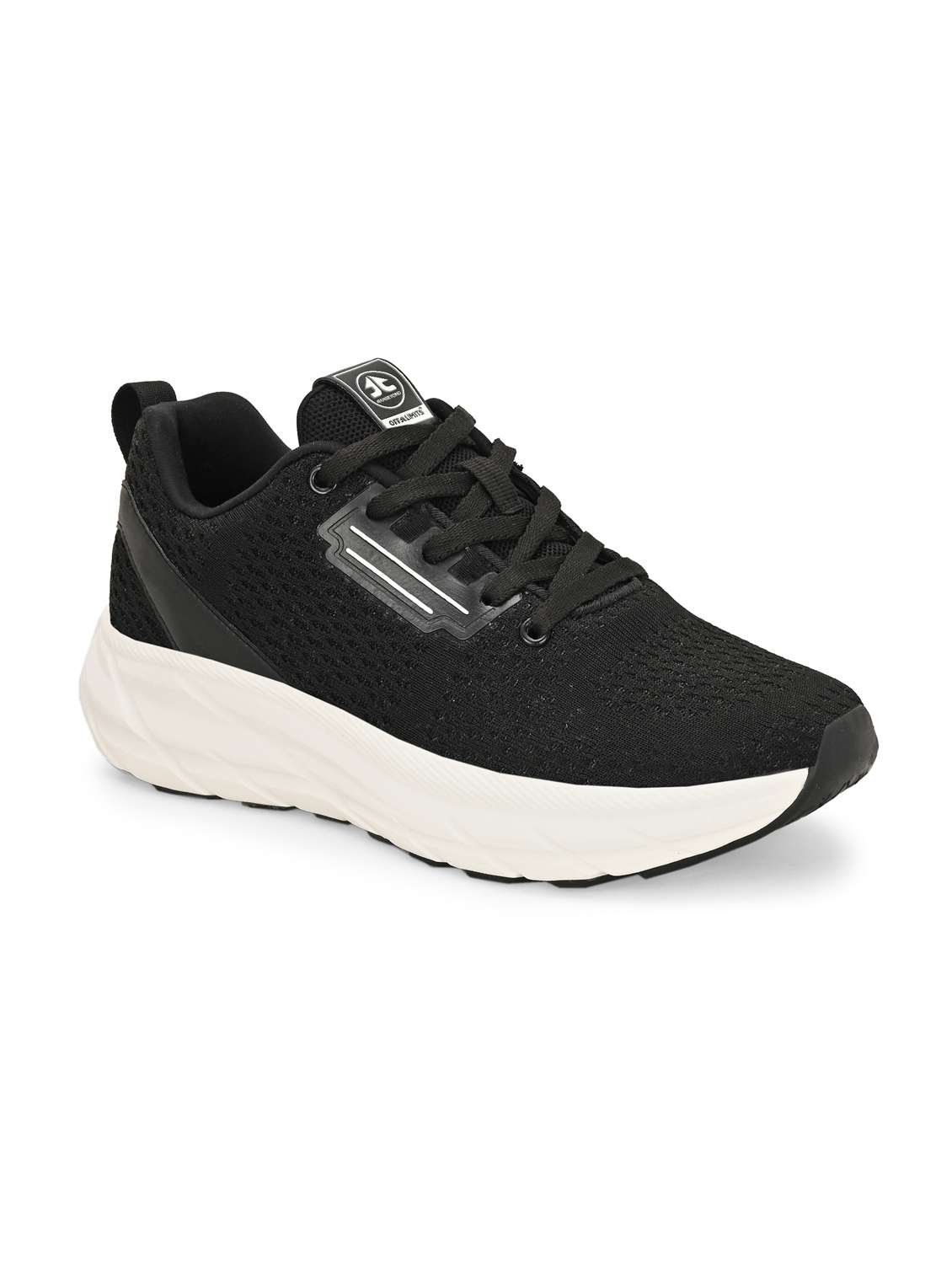 women black lace-up sports shoe - 22020373 - Standard Image - 1