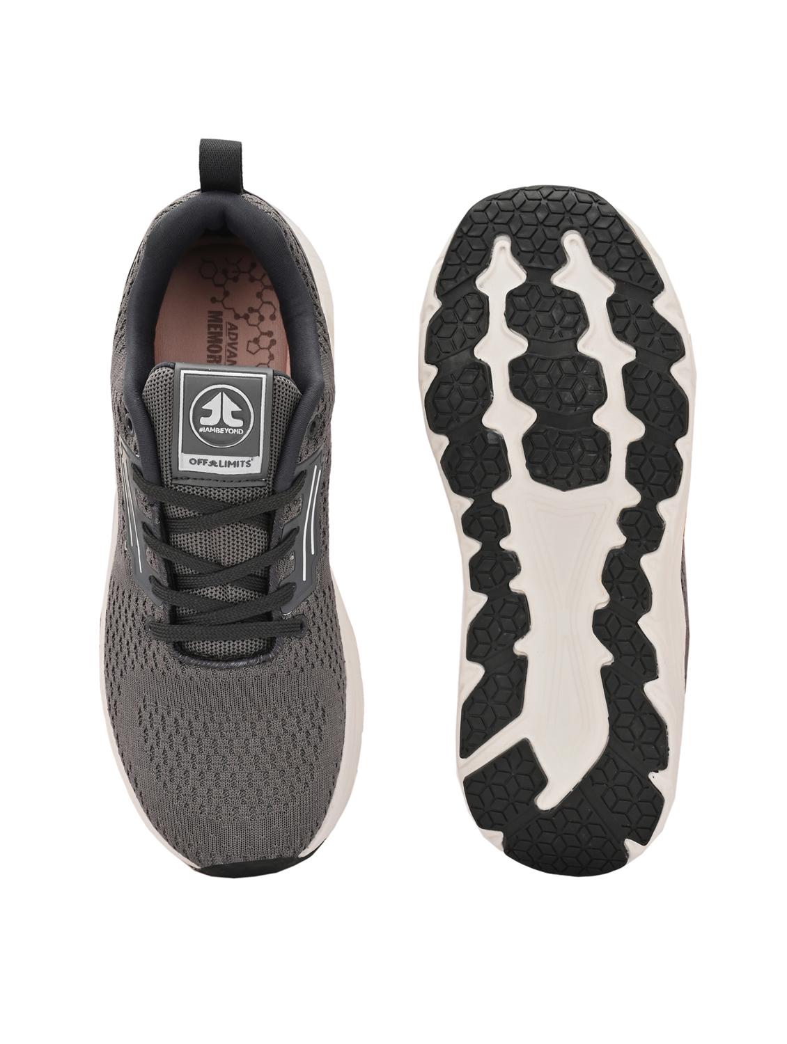 women grey lace-up sports shoe - 22020374 - Standard Image - 4
