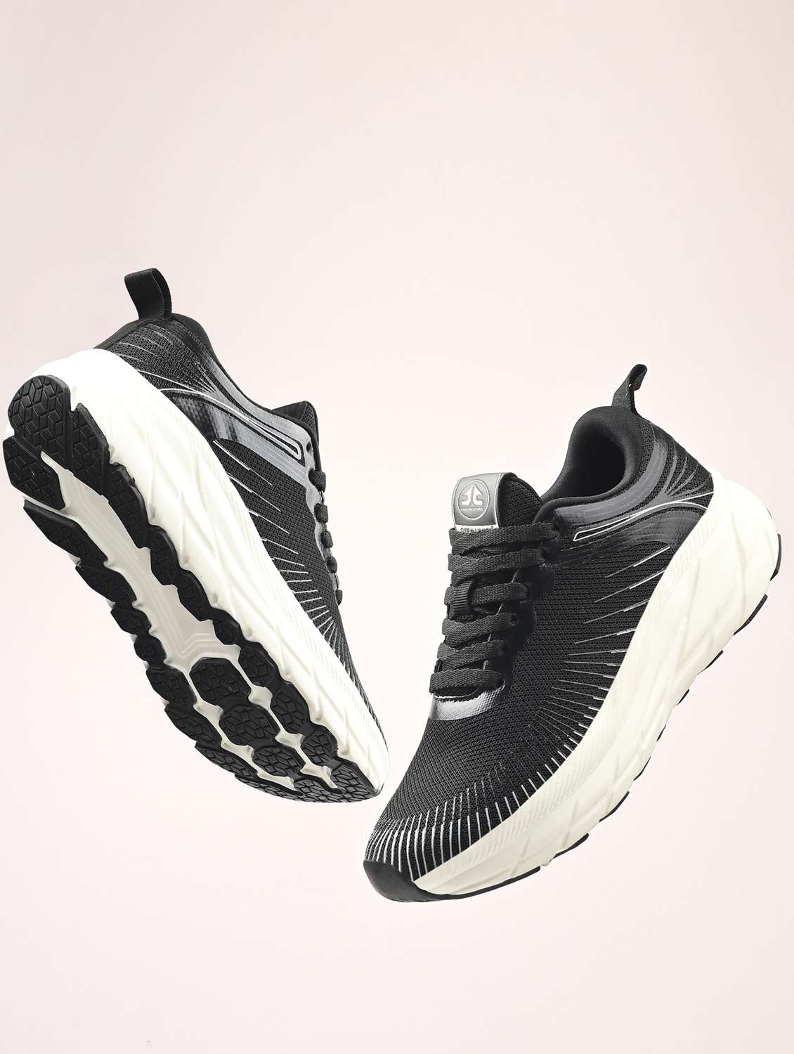women black lace-up sports shoe