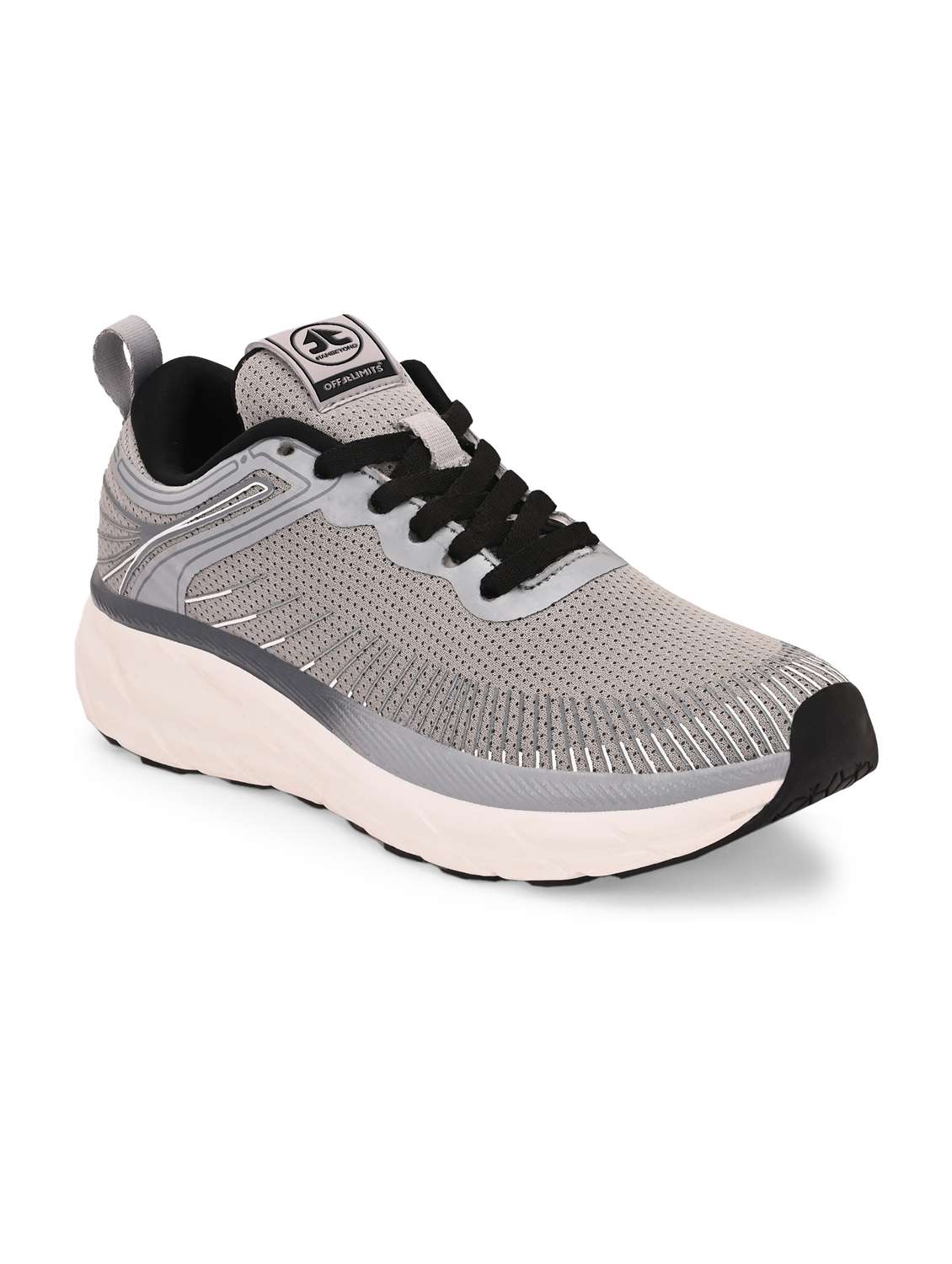women grey lace-up sports shoe - 22020377 - Standard Image - 1