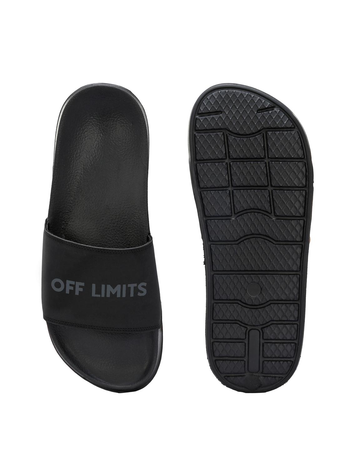 men typographic open toe slider - 22020445 - Standard Image - 4