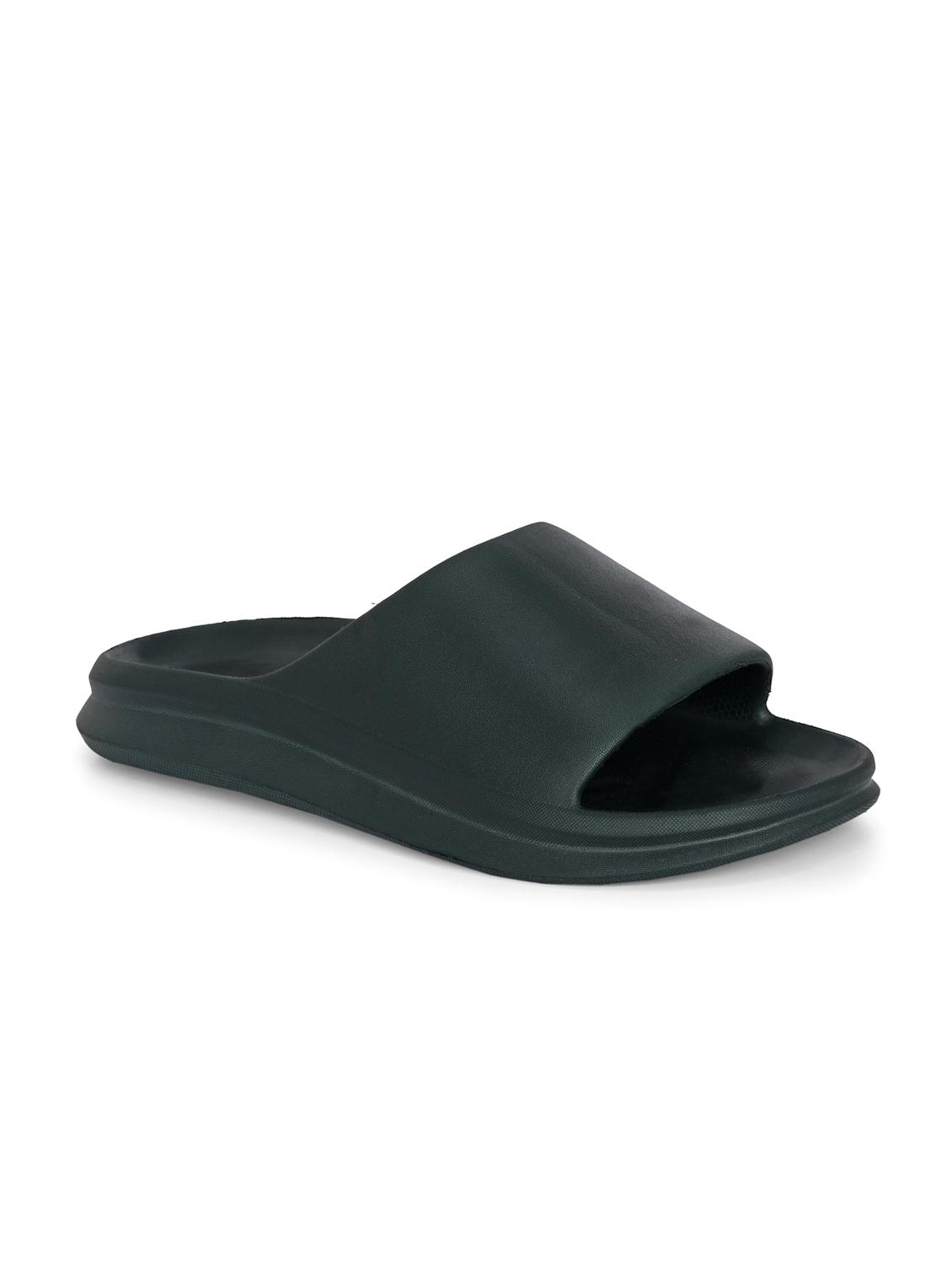 men solid open toe slider - 22020456 - Standard Image - 1