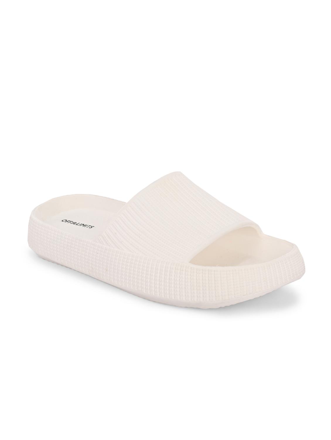 men solid slip on slider - 22020462 - Standard Image - 1
