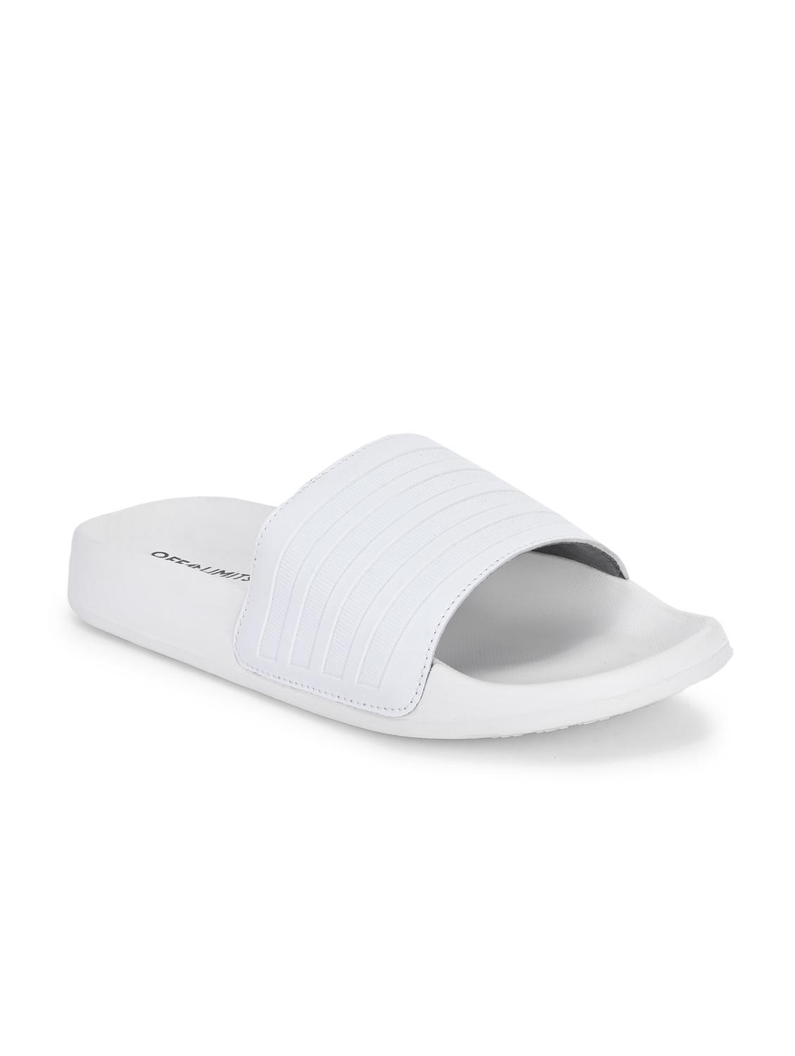men textured open toe slider - 22020463 -  Standard Image - 1
