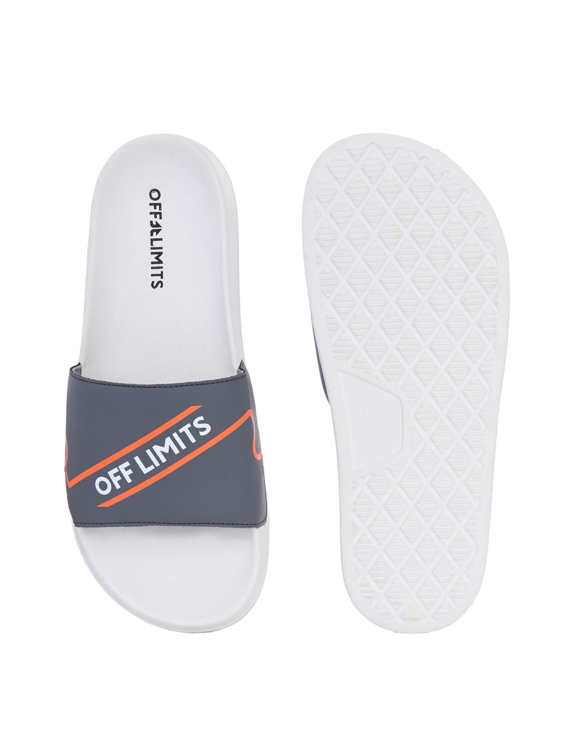 men printed slip on slider - 22020484 - Standard Image - 4