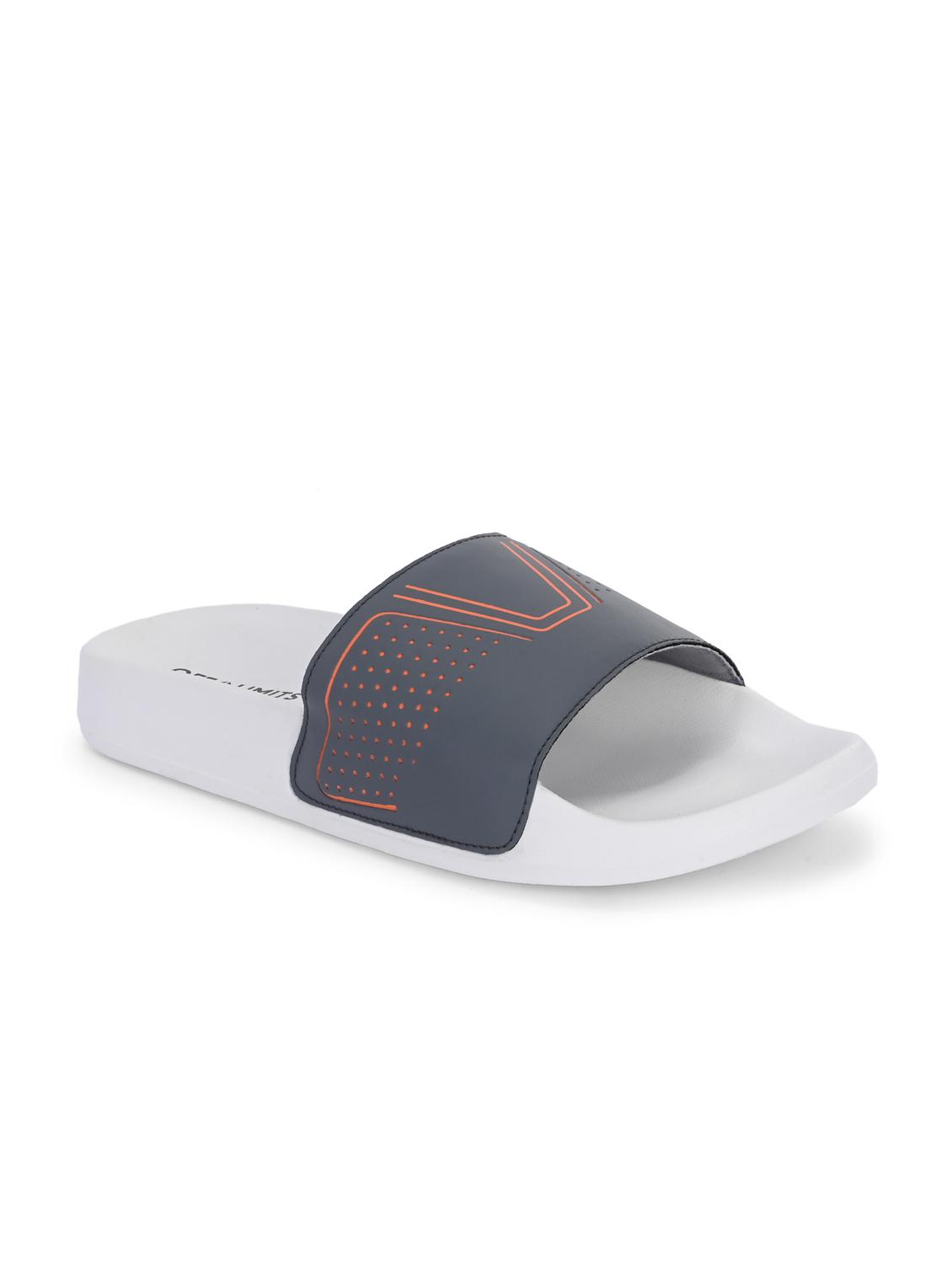 men printed slip on slider - 22020487 -  Standard Image - 1