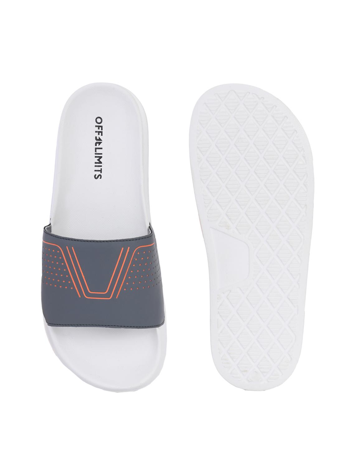 men printed slip on slider - 22020487 - Standard Image - 4