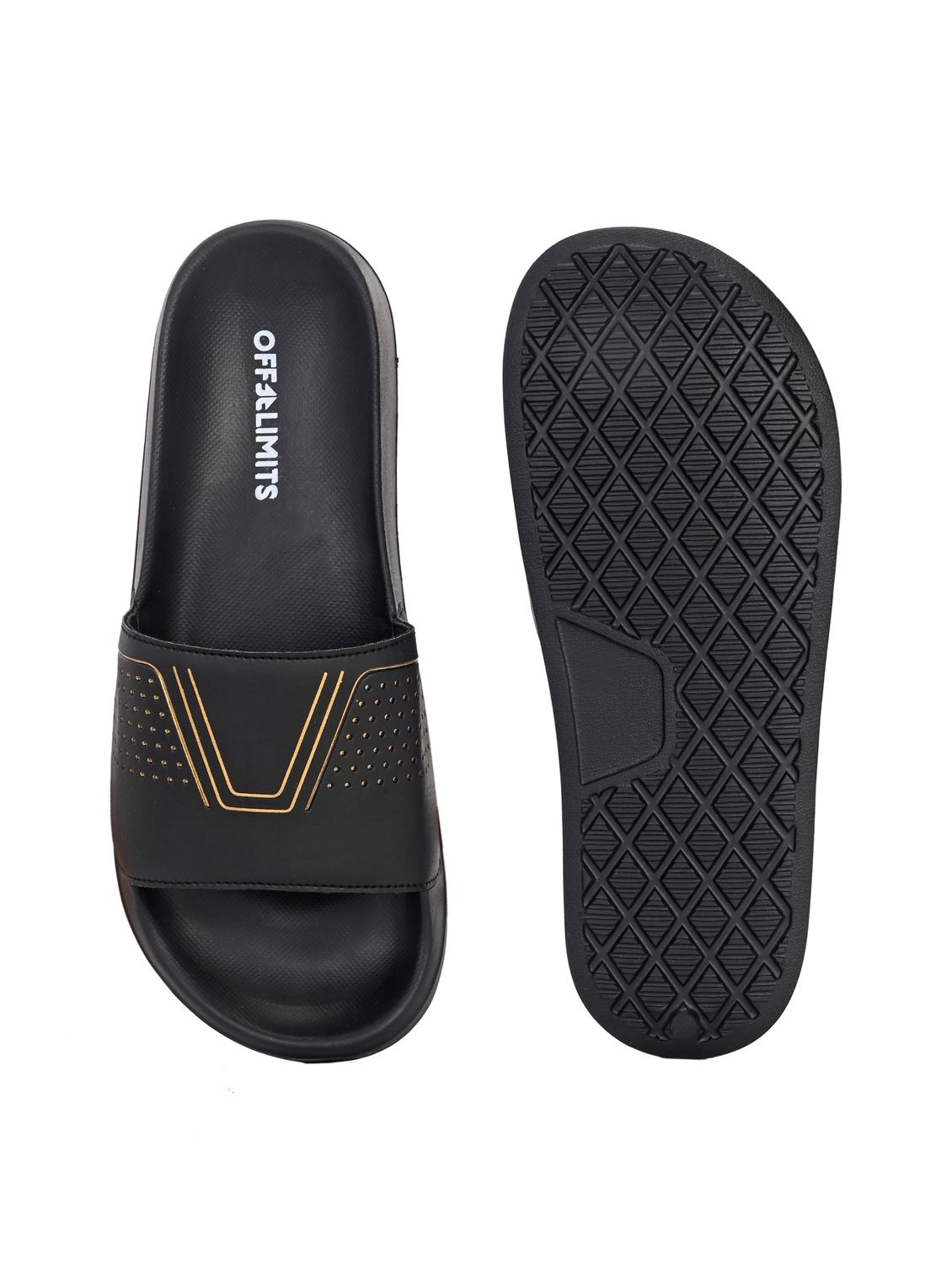 men solid slip on slider - 22020490 - Standard Image - 4