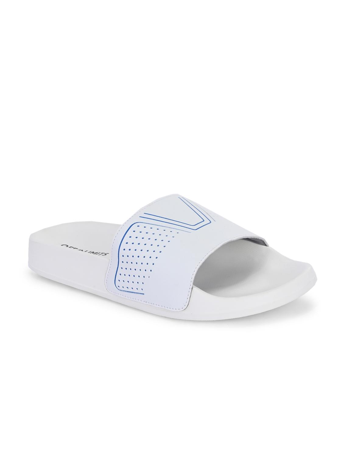 men printed slip on slider - 22020491 - Standard Image - 1