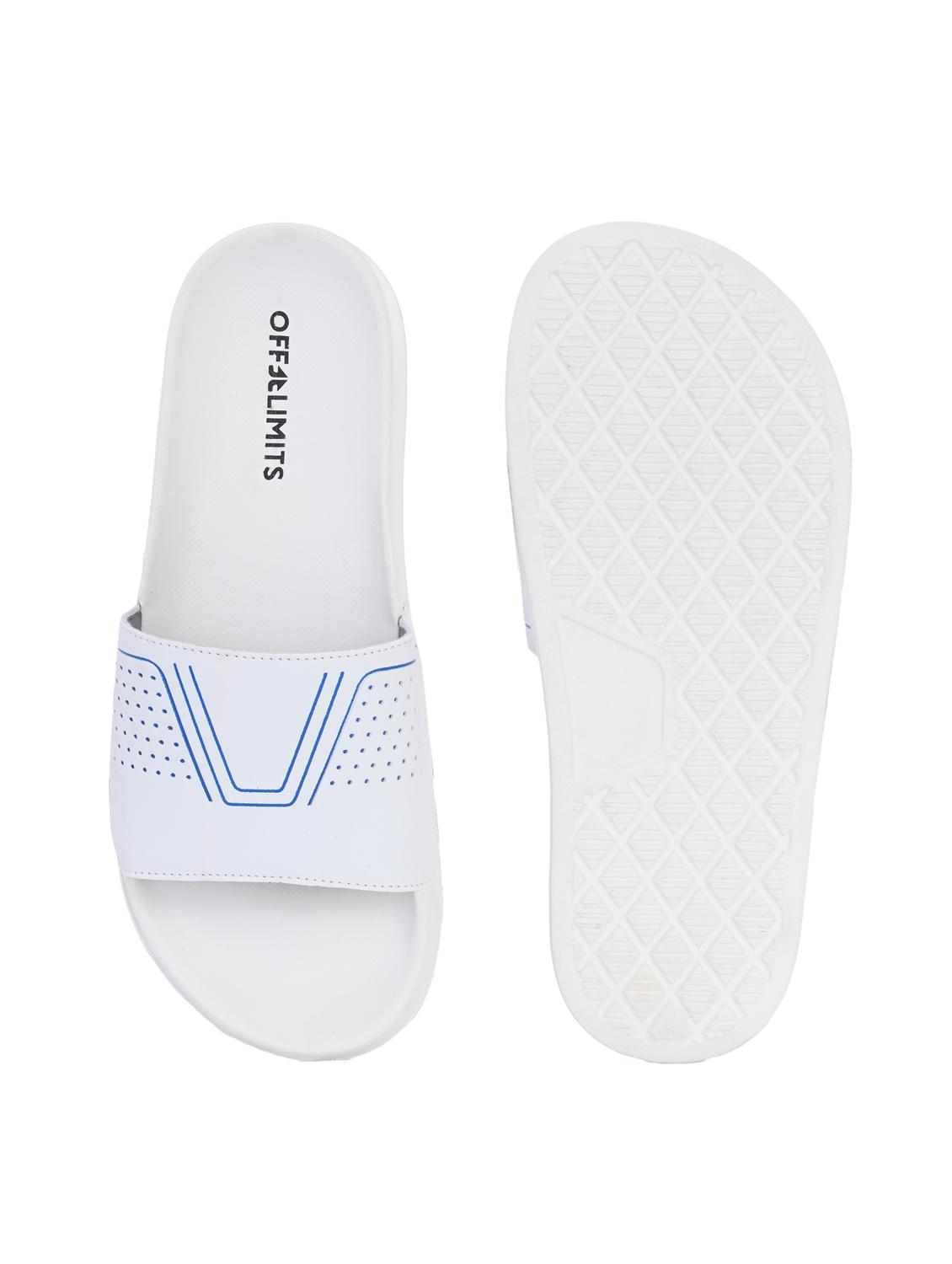 men printed slip on slider - 22020491 - Standard Image - 4