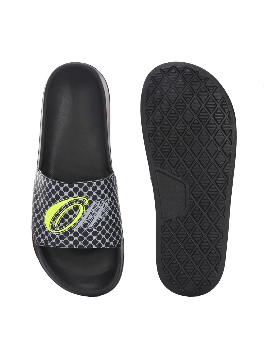 men printed slip on slider - 22020493 - Standard Image - 4