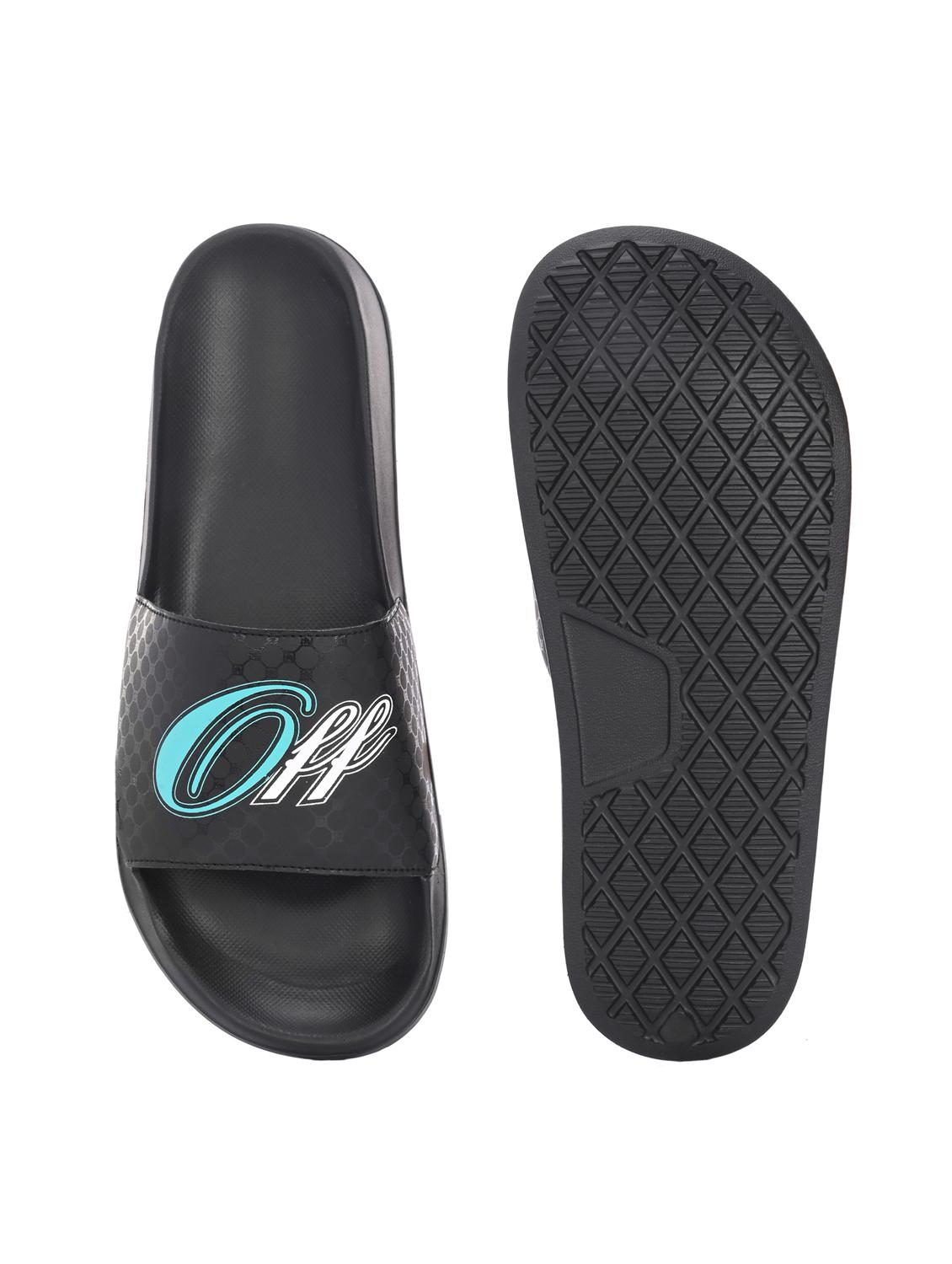 men printed slip on slider - 22020494 - Standard Image - 4