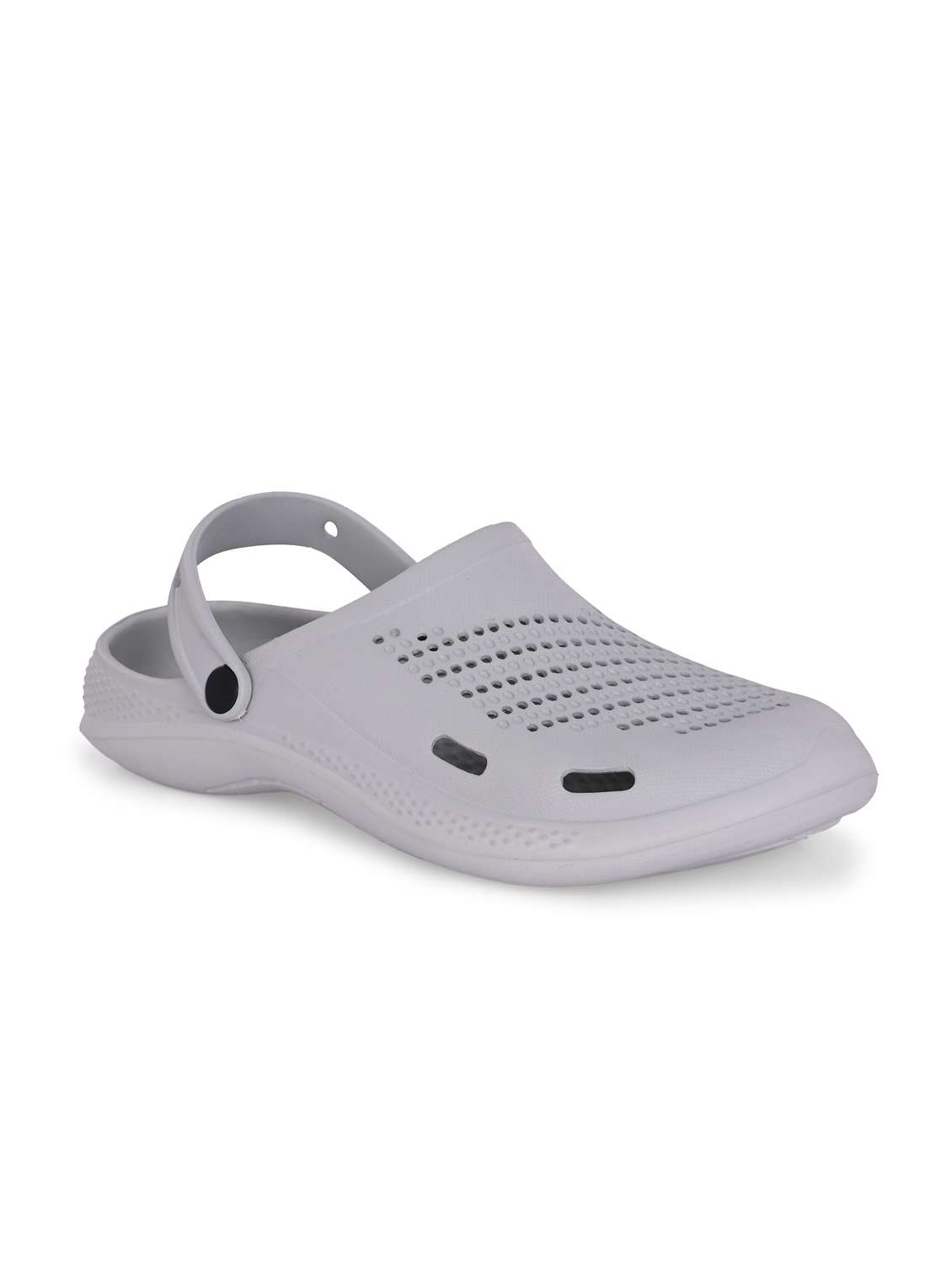 men grey solid clog - 22020497 -  Standard Image - 1