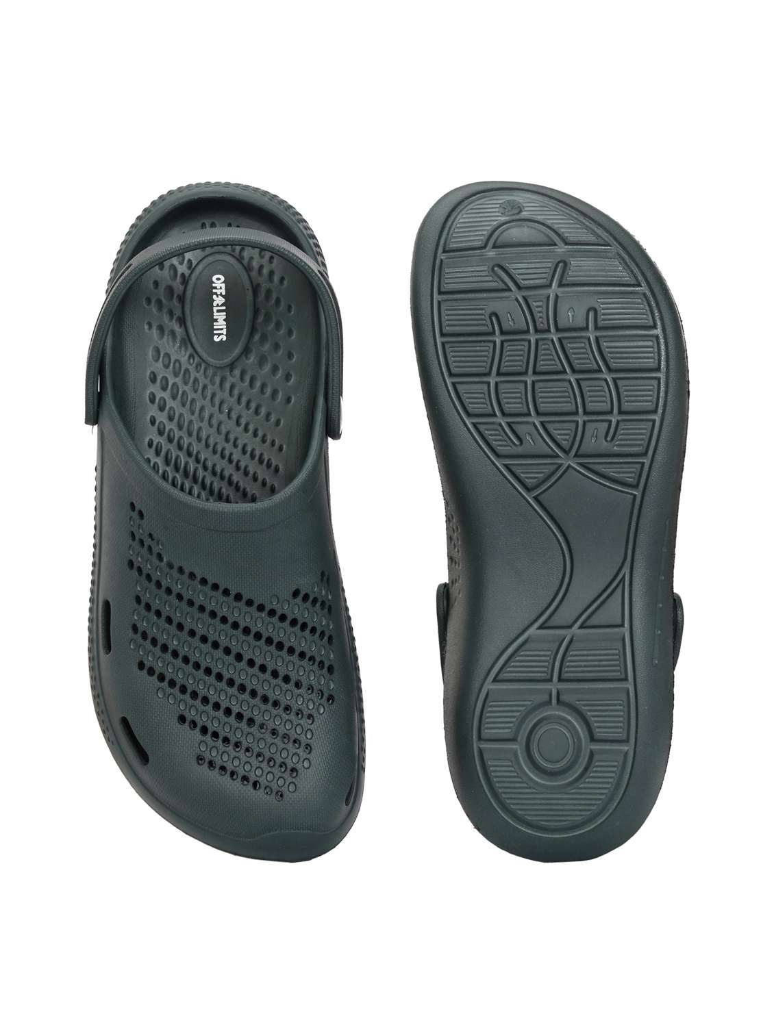 men green solid clog - 22020499 -  Standard Image - 4