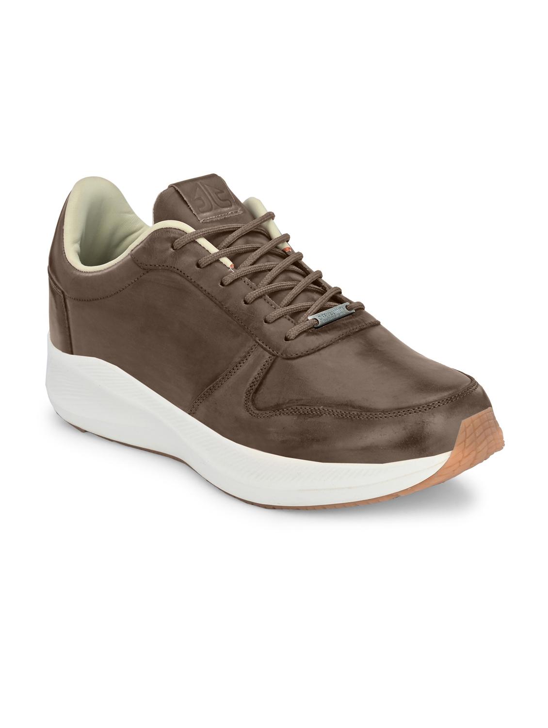 men brown lace up sneaker - 22020504 -  Standard Image - 1