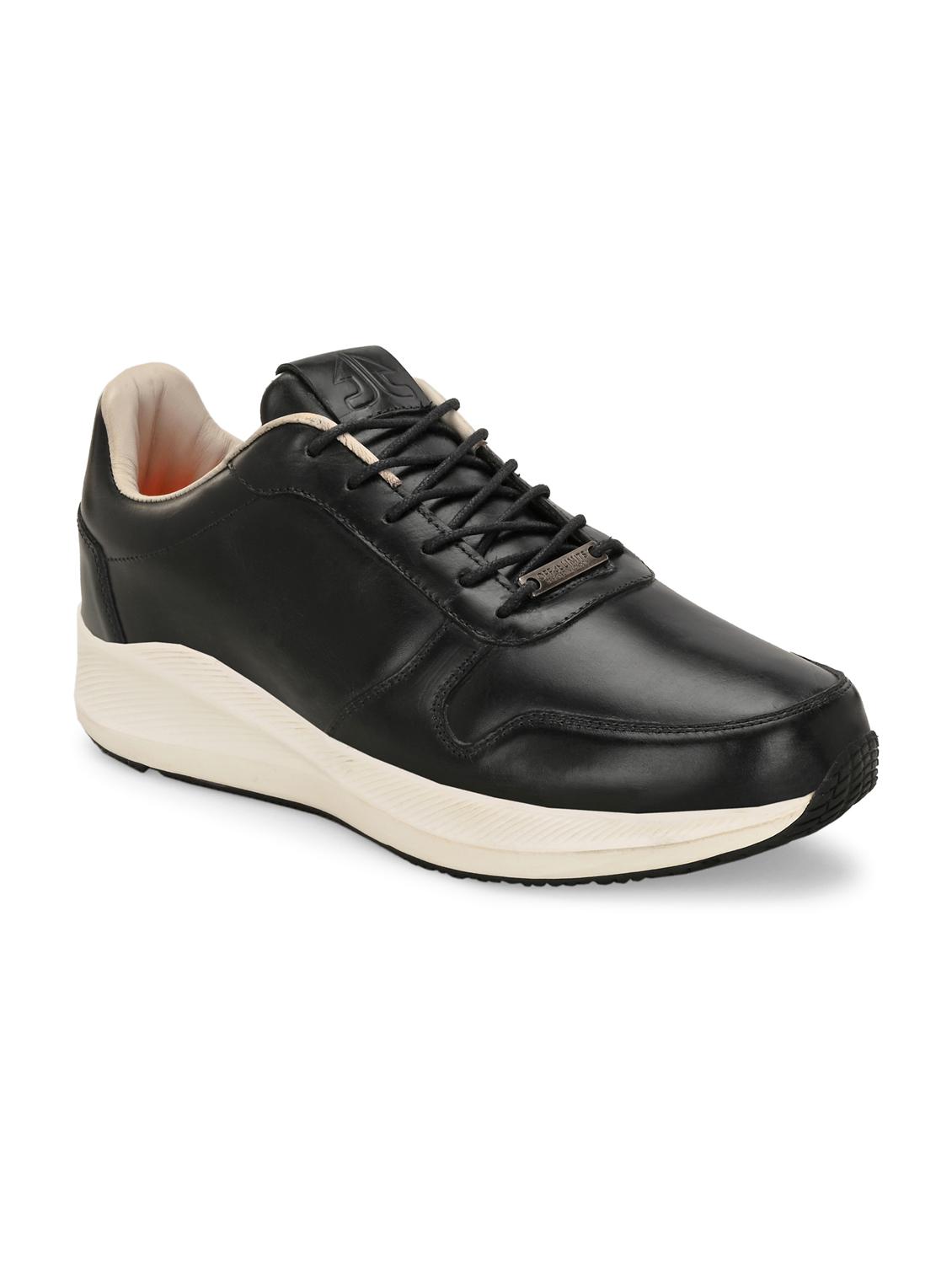 men black lace up sneaker - 22020505 -  Standard Image - 1
