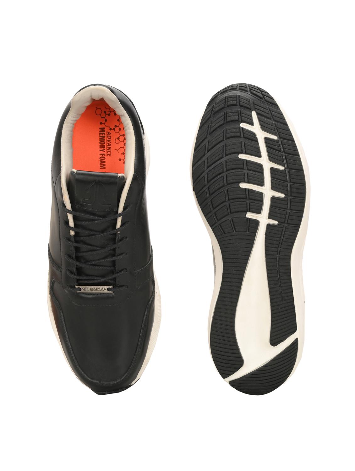 men black lace up sneaker - 22020505 - Standard Image - 4