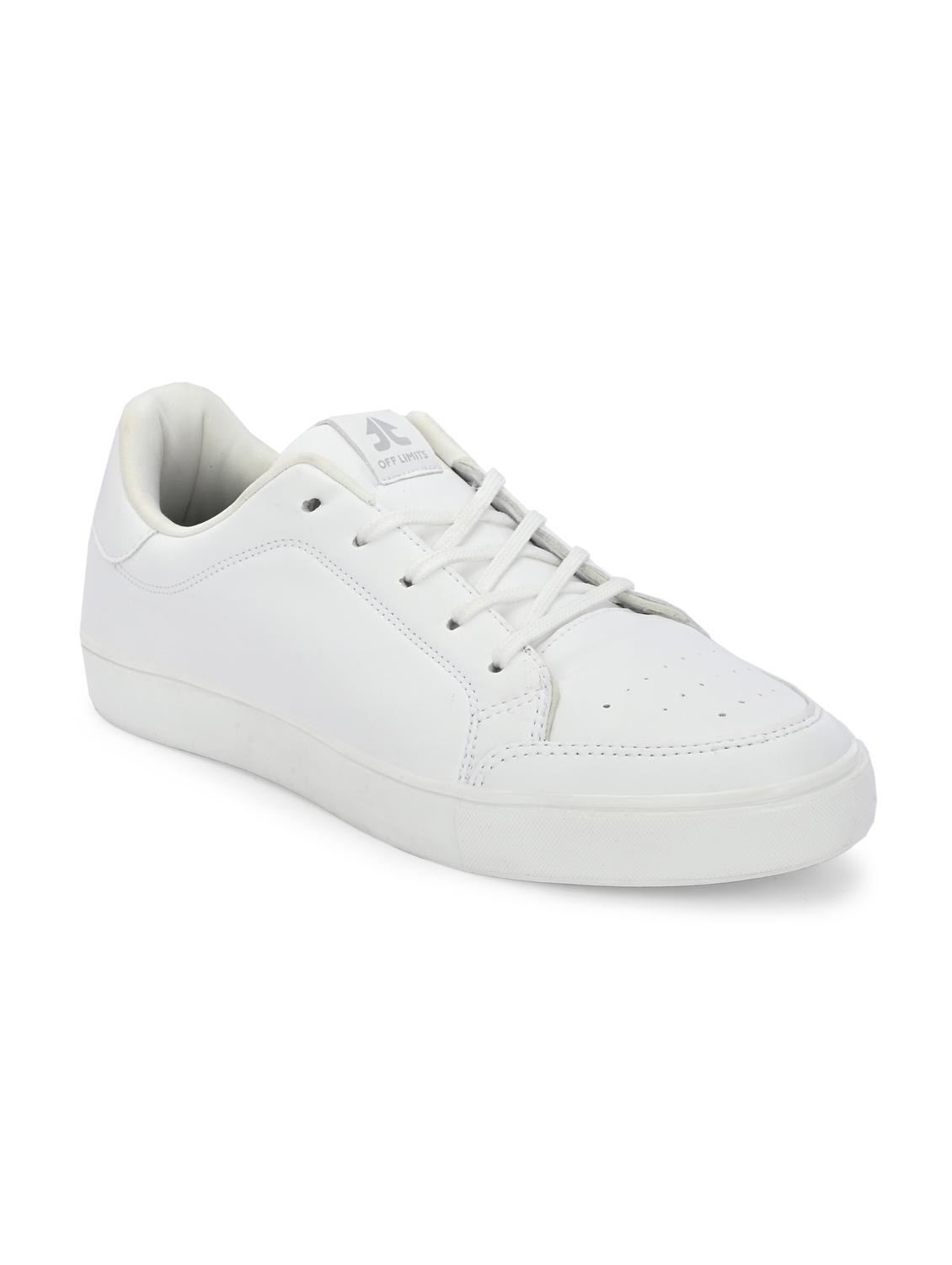 men white lace up sneaker - 22020507 -  Standard Image - 1