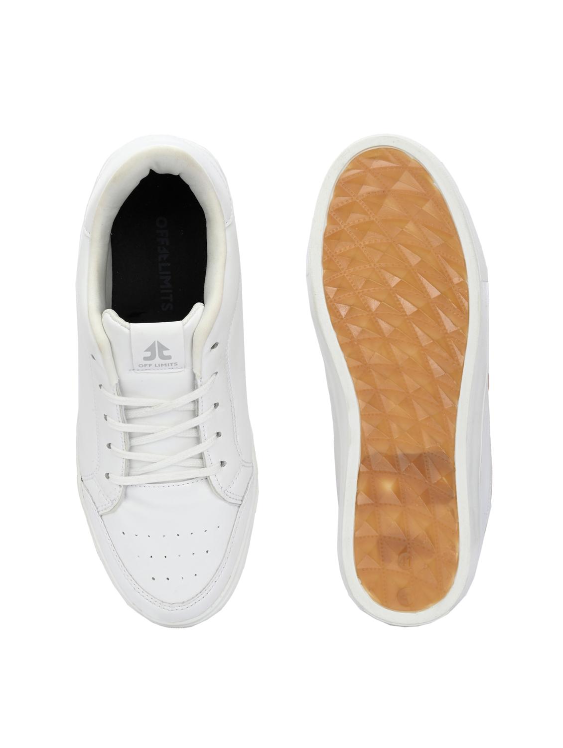 men white lace up sneaker - 22020507 - Standard Image - 4