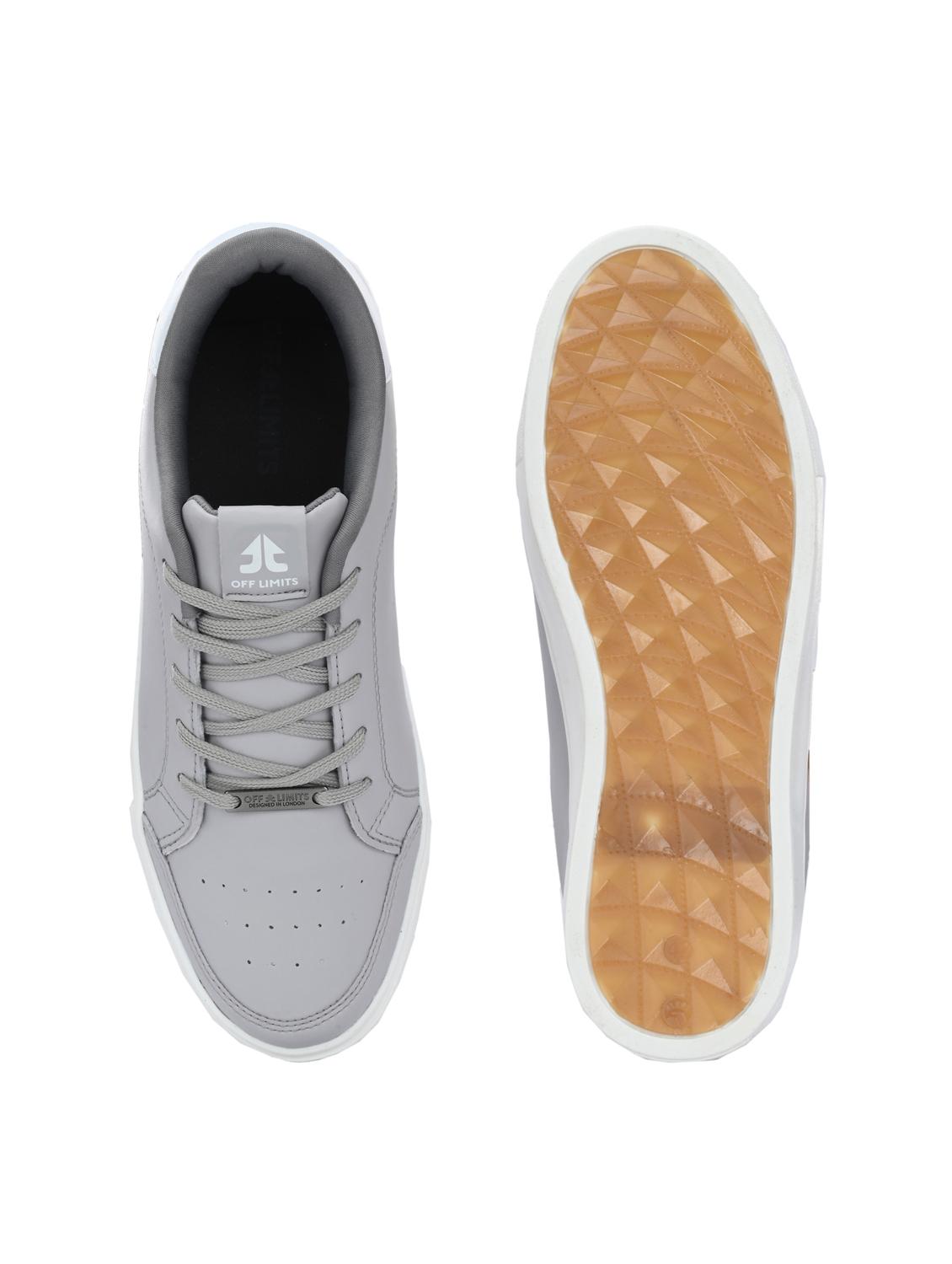men grey lace up sneaker - 22020509 - Standard Image - 4
