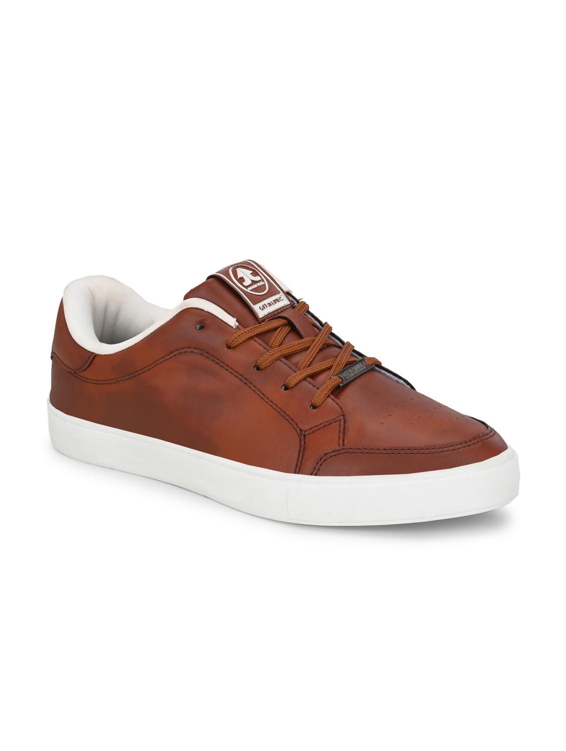 men tan lace up sneaker - 22020515 -  Standard Image - 1