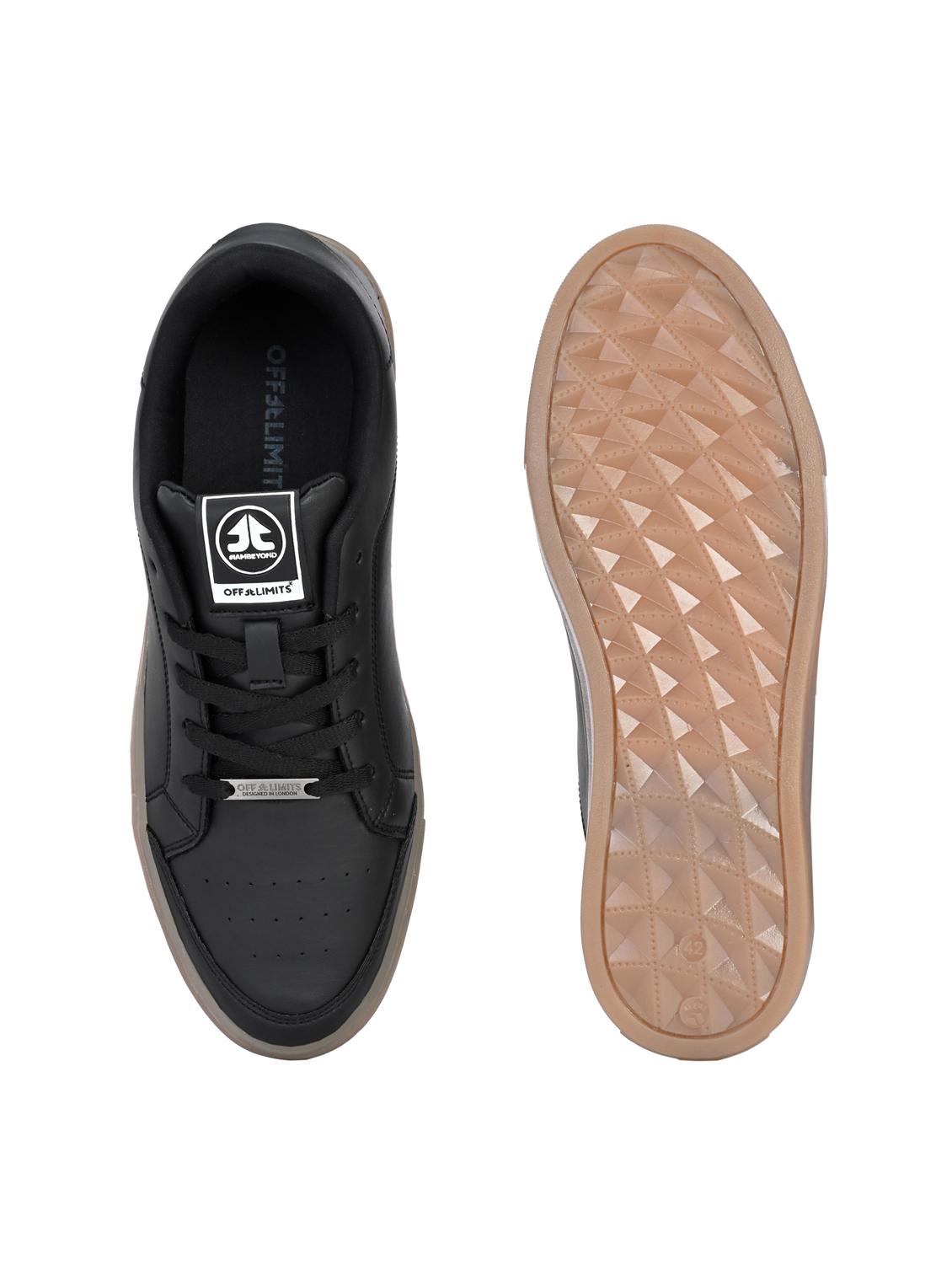 men black lace up sneaker - 22020518 - Standard Image - 4