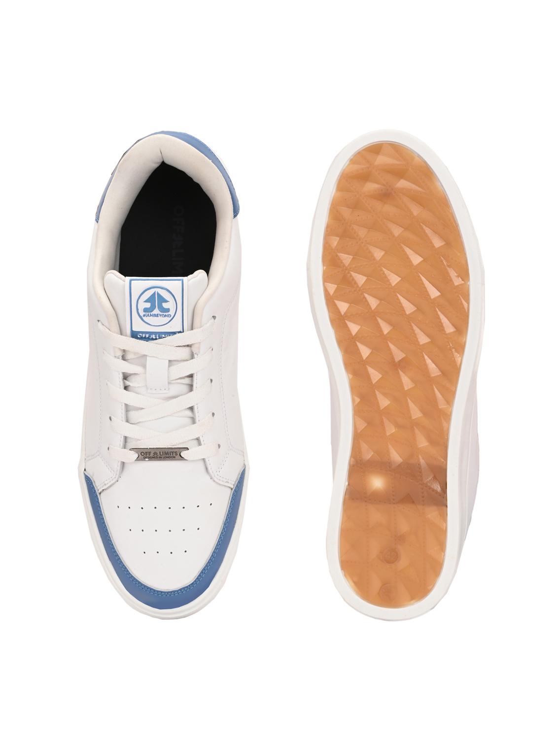 men white lace up sneaker - 22020521 - Standard Image - 4
