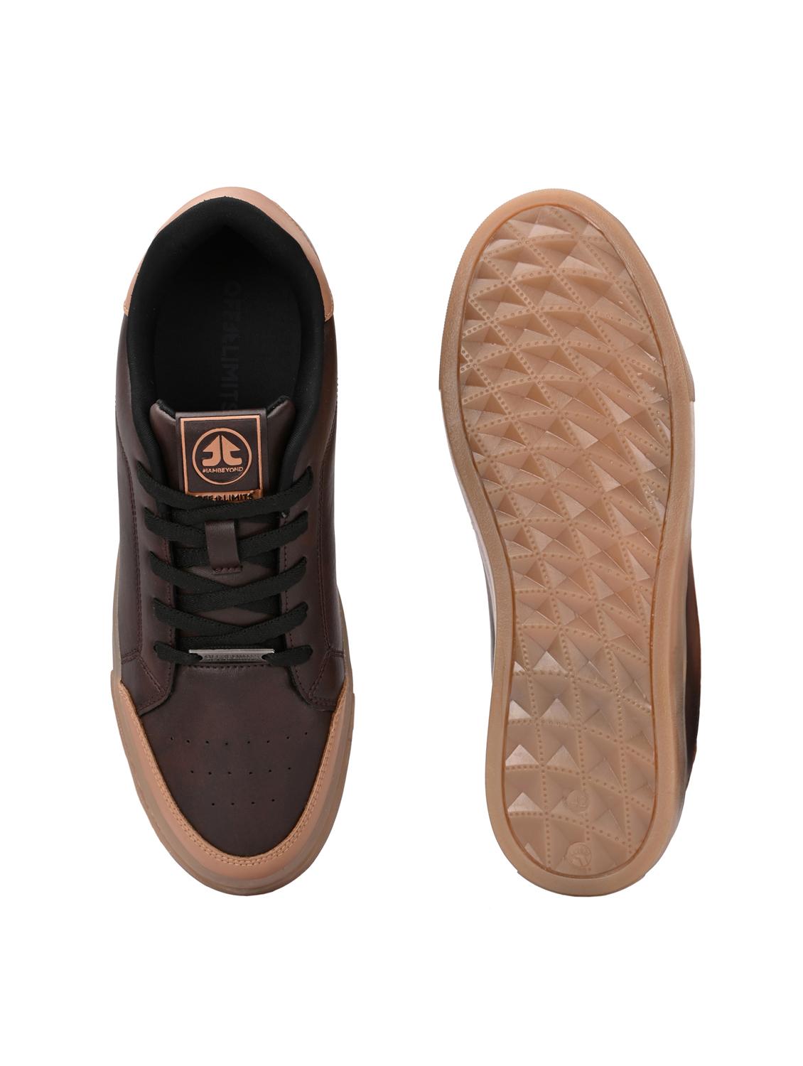 men brown lace up sneaker - 22020523 - Standard Image - 4