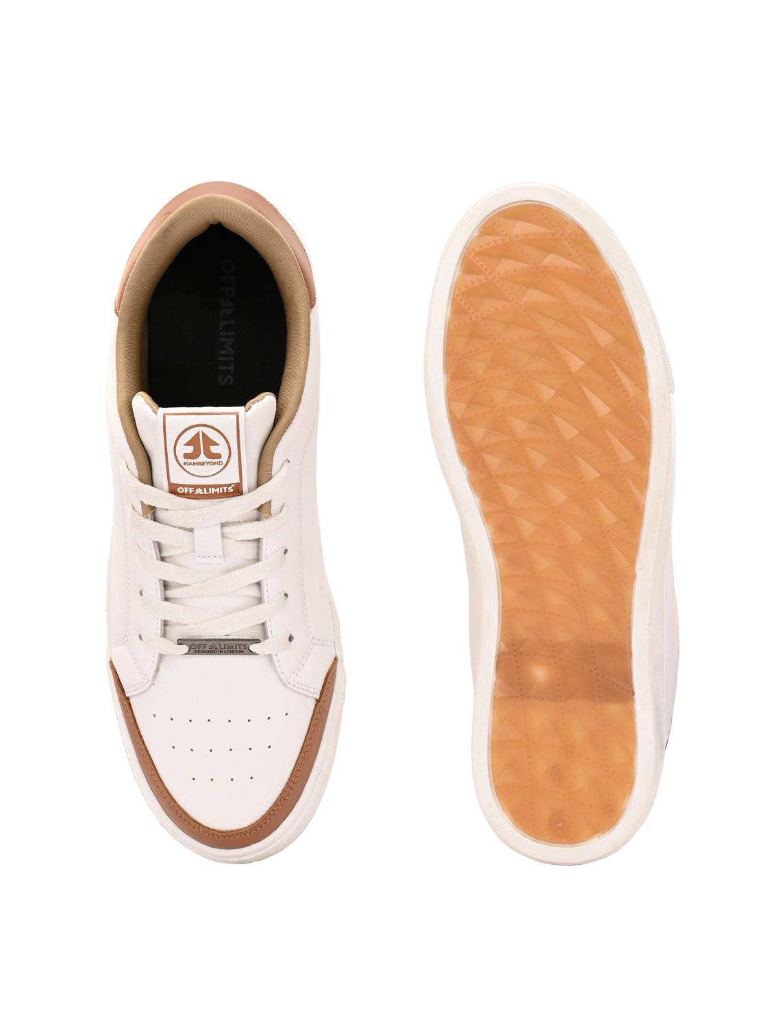 men white lace up sneaker - 22020524 - Standard Image - 4