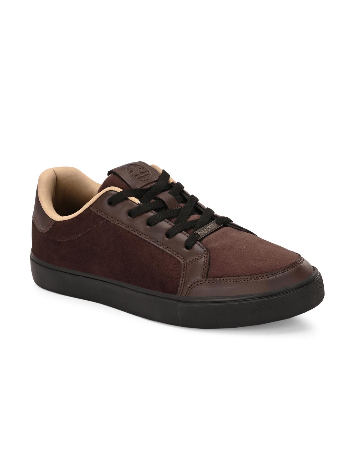 men brown lace up sneaker - 22020533 -  Standard Image - 1