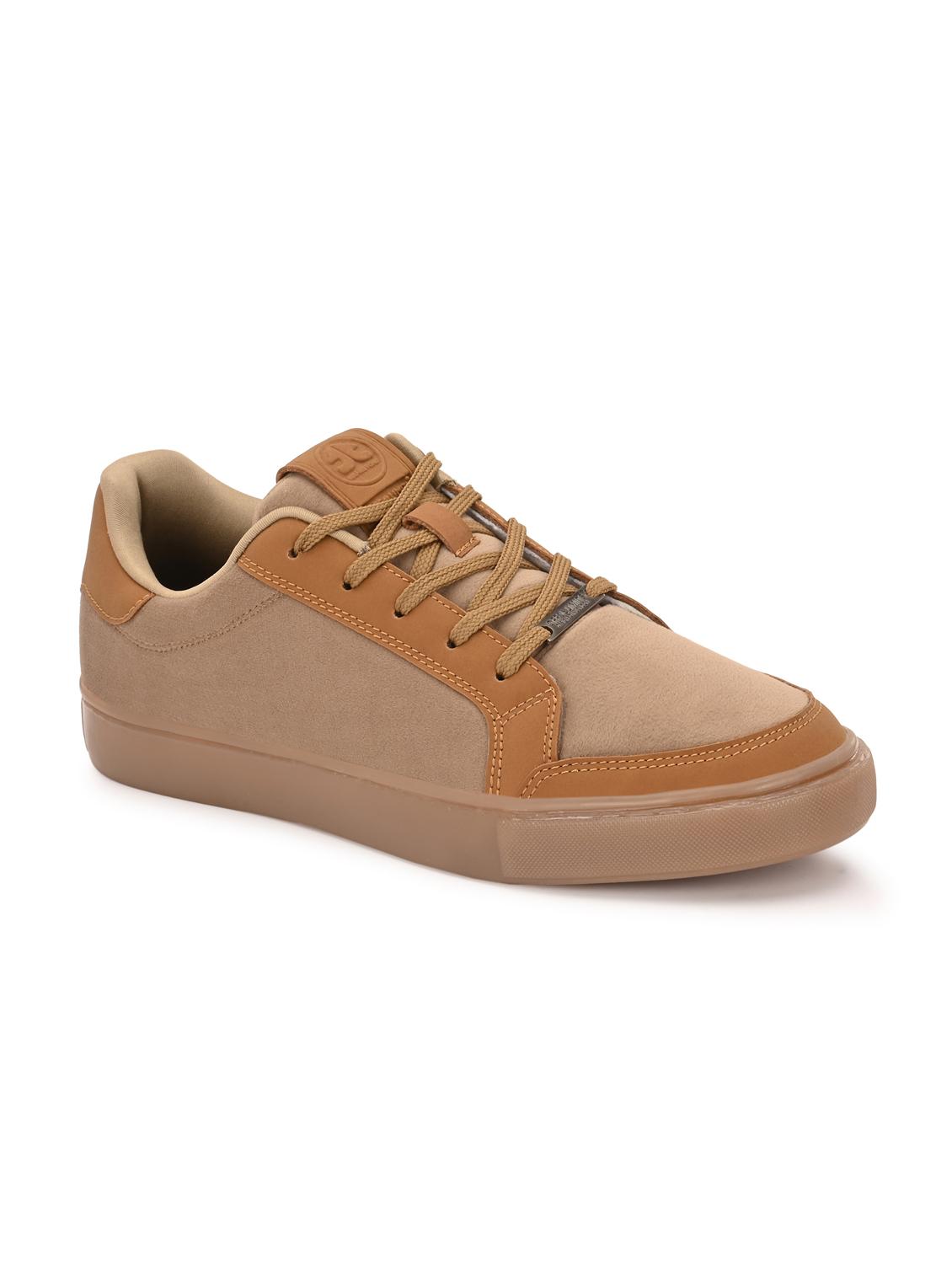 men tan lace up sneaker - 22020535 -  Standard Image - 1