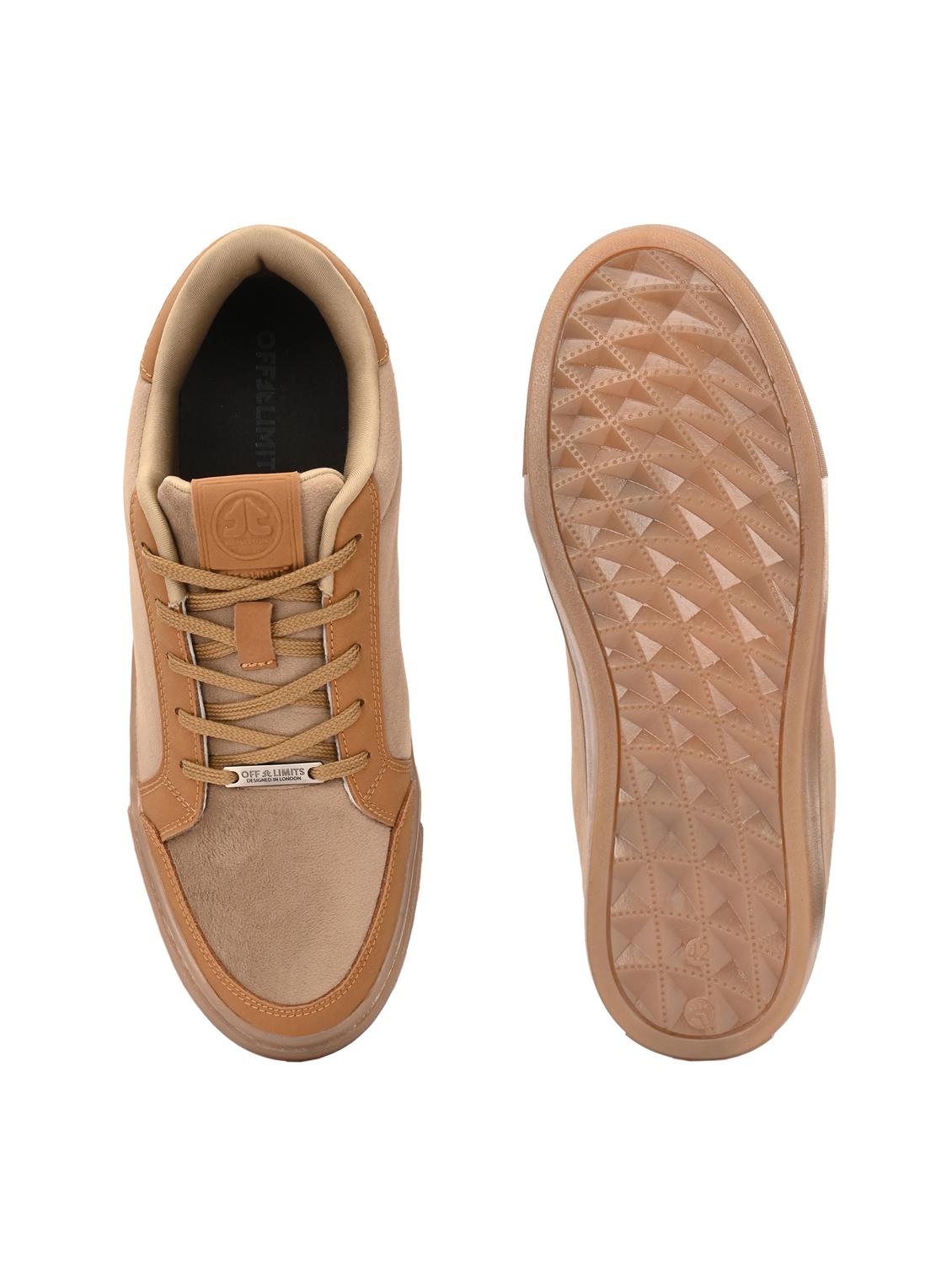 men tan lace up sneaker - 22020535 - Standard Image - 4