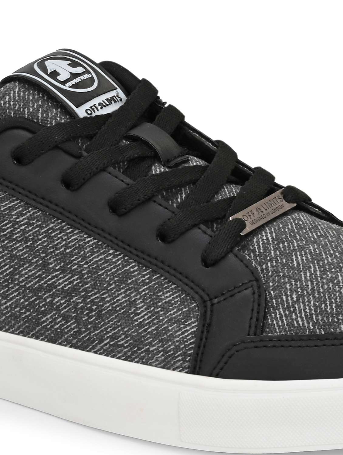 men grey lace up sneaker - 22020538 - Standard Image - 4