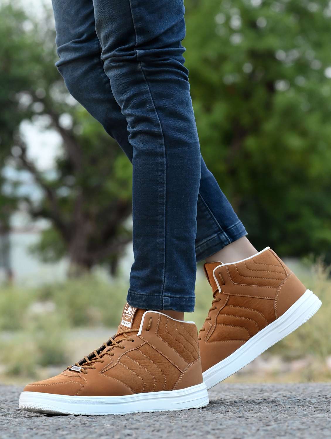 men tan lace up shoe - 22020544 -  Standard Image - 1