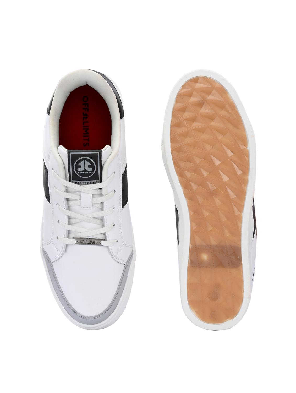 men white lace up sneaker - 22020554 - Standard Image - 4