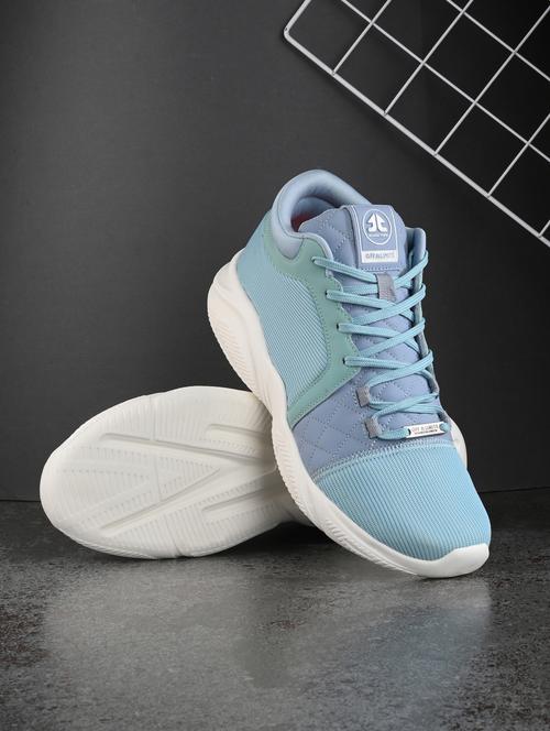 men solid blue lace up shoe - 22020558 - Standard Image - 0