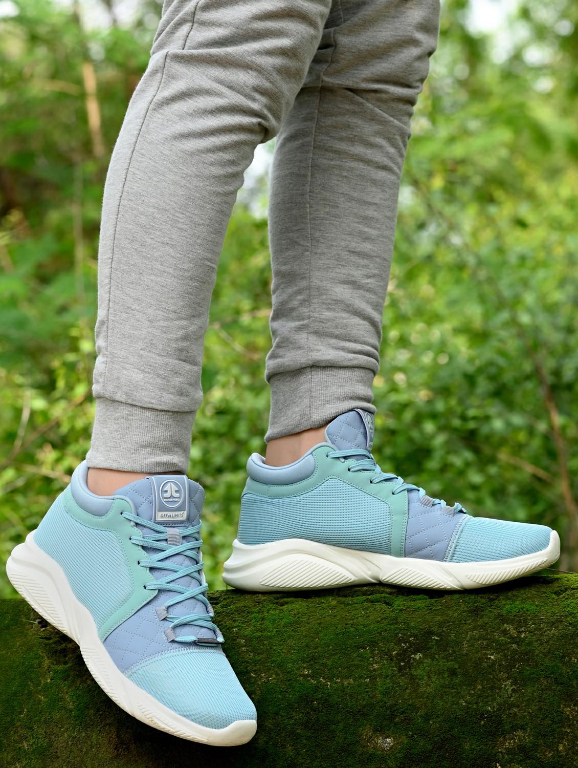men solid blue lace up shoe - 22020558 - Standard Image - 1