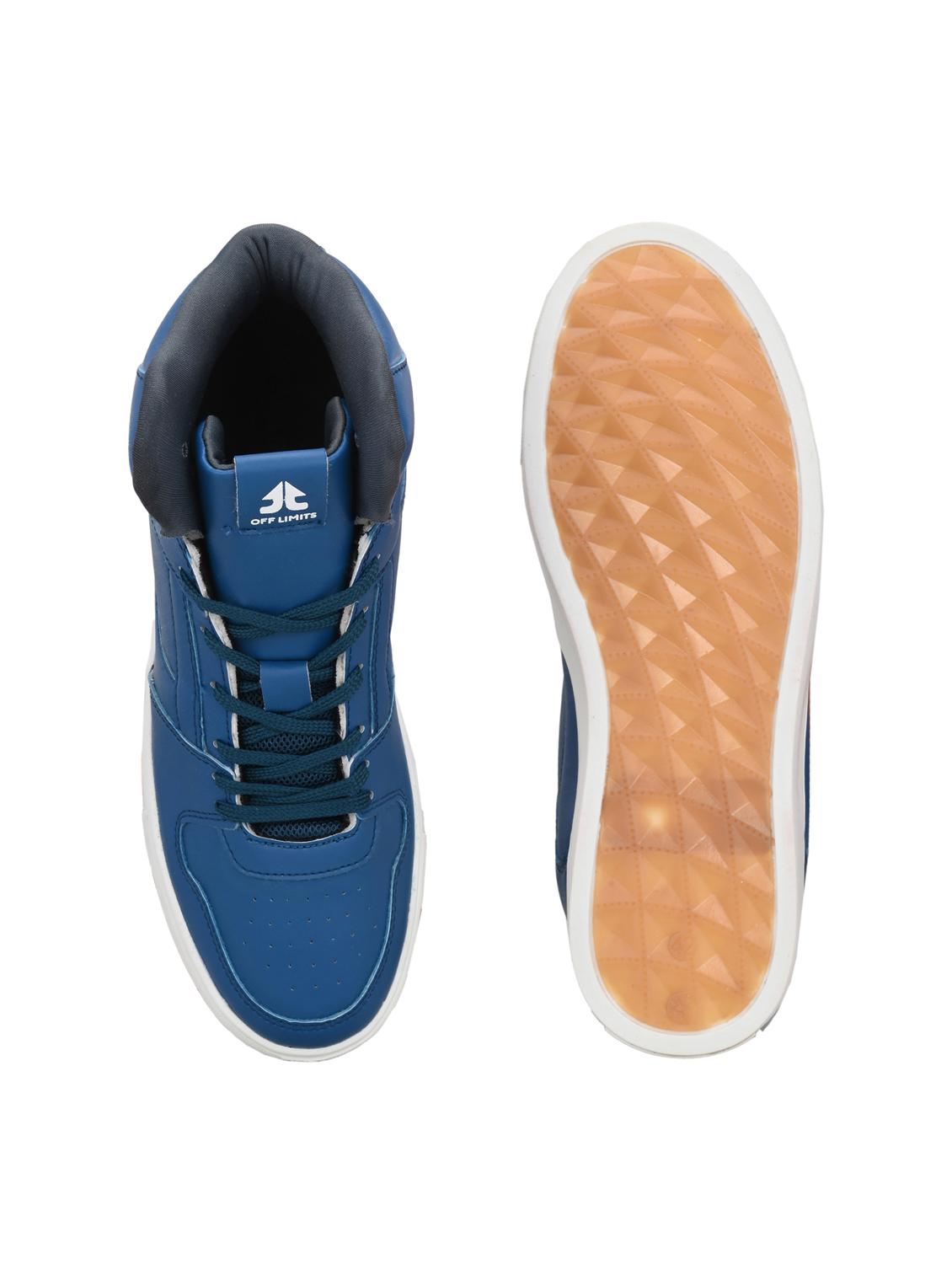 men high ankle green lace up sneaker - 22020559 - Standard Image - 4