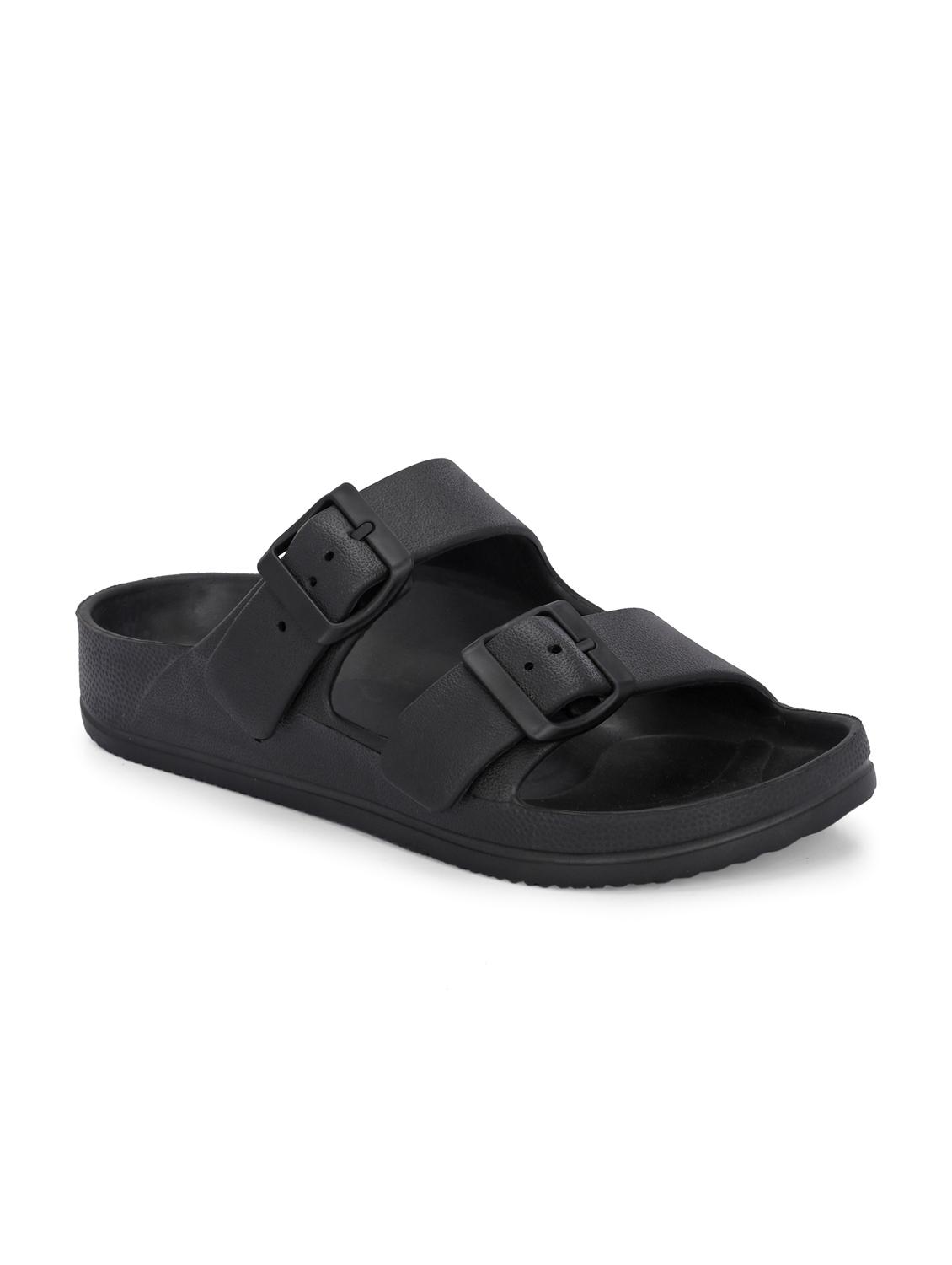 women black solid slip on slides  - 22020586 -  Standard Image - 1
