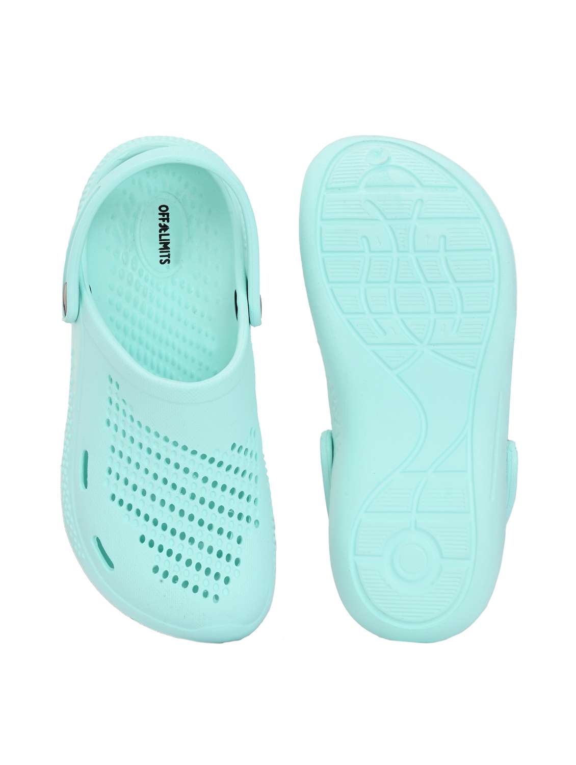 women green solid clogs - 22020588 -  Standard Image - 4