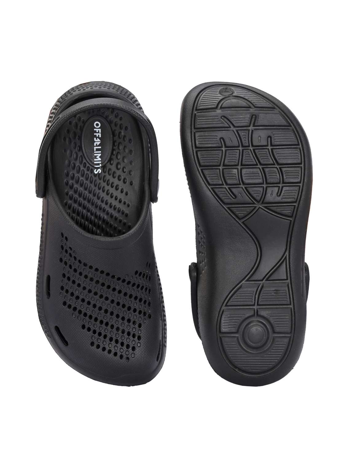 women black solid clogs - 22020591 -  Standard Image - 4