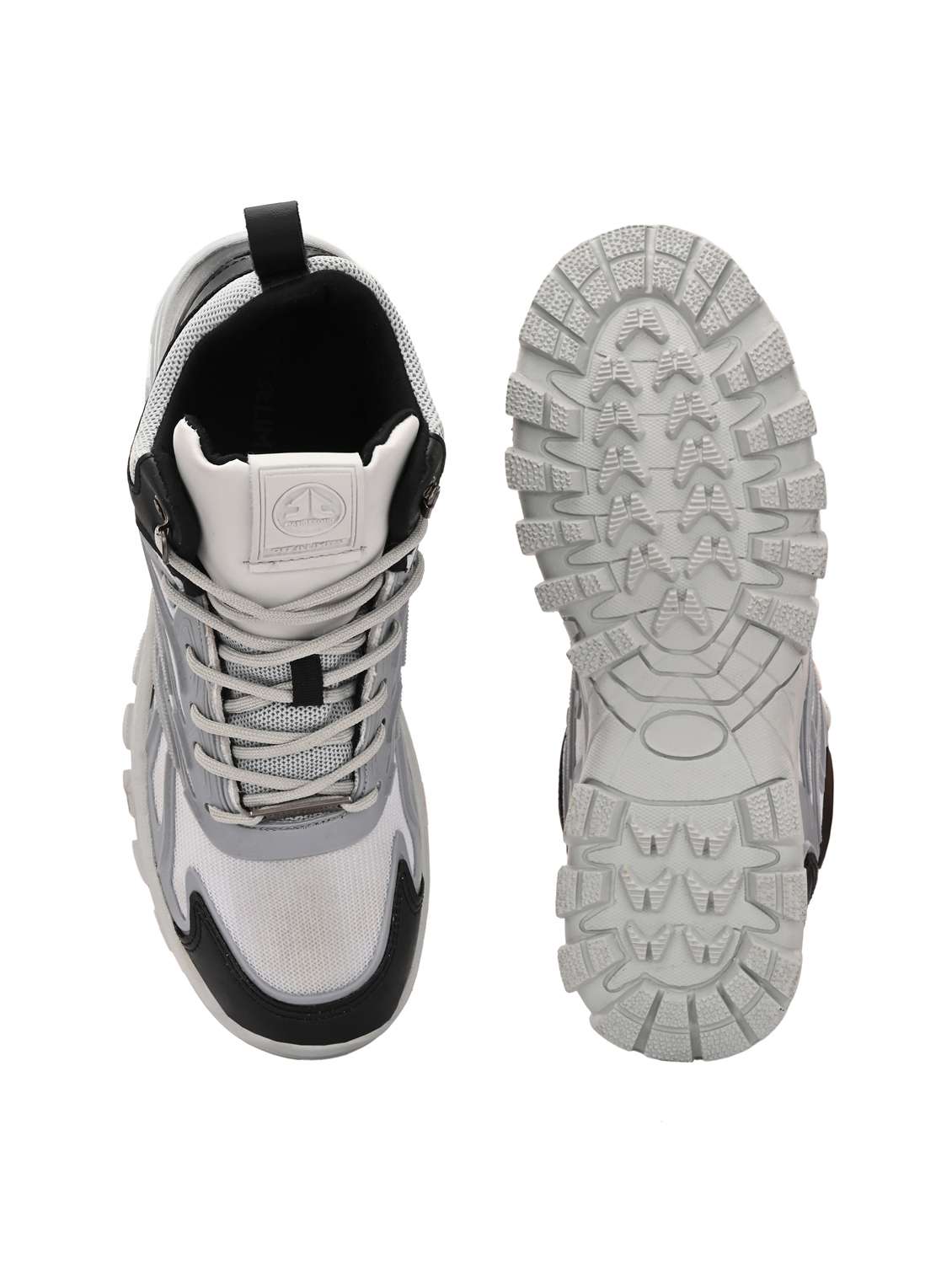 men solid grey sport shoe - 22020597 - Standard Image - 4