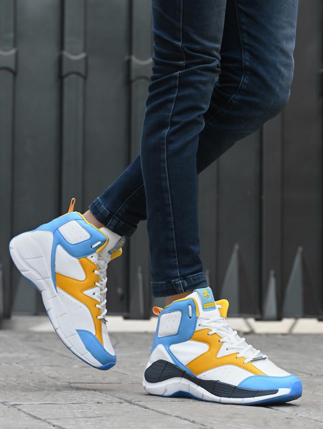men color blocked lace up sneaker - 22020601 -  Standard Image - 1