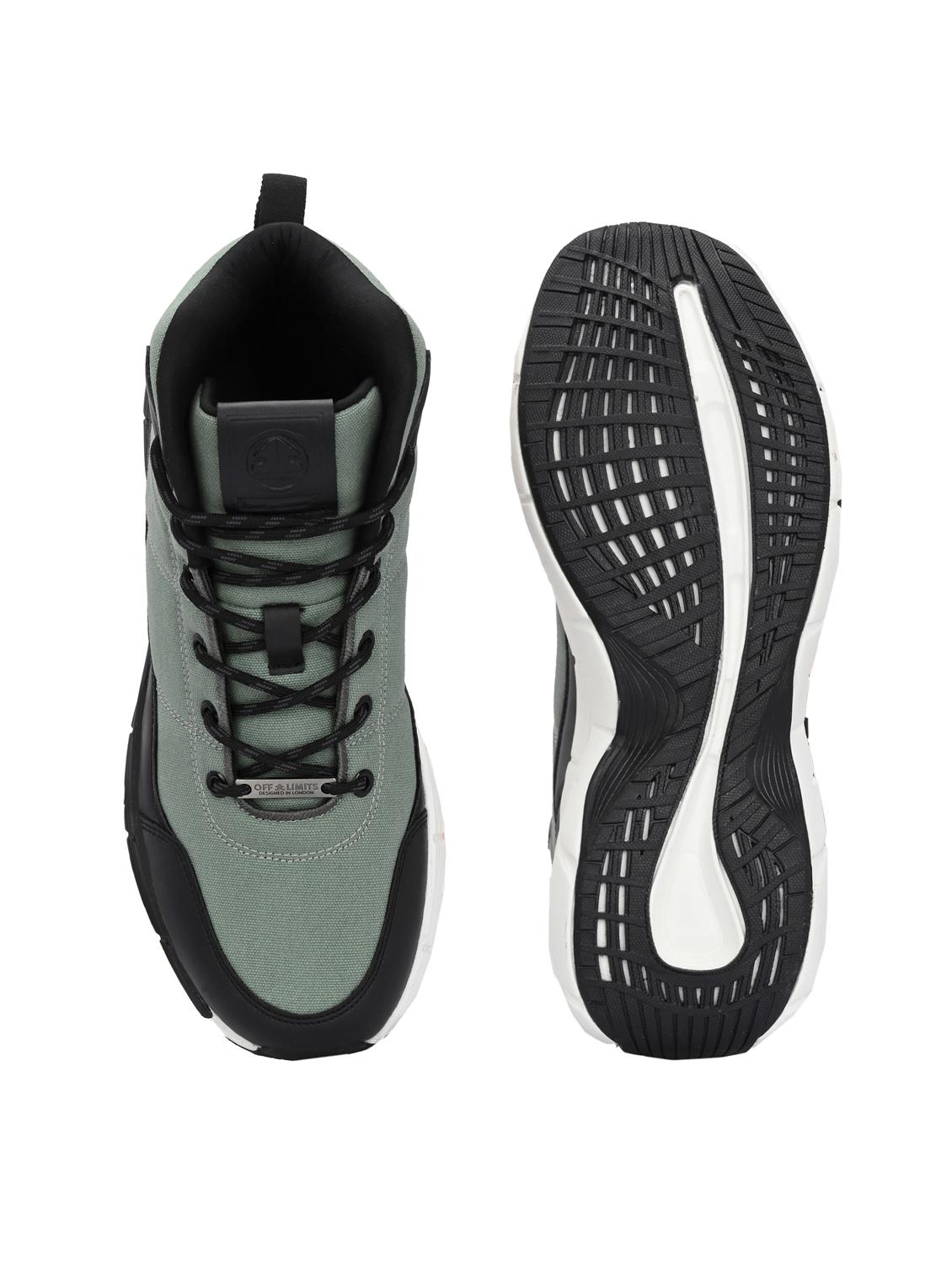 men solid green sport shoe - 22020602 - Standard Image - 4